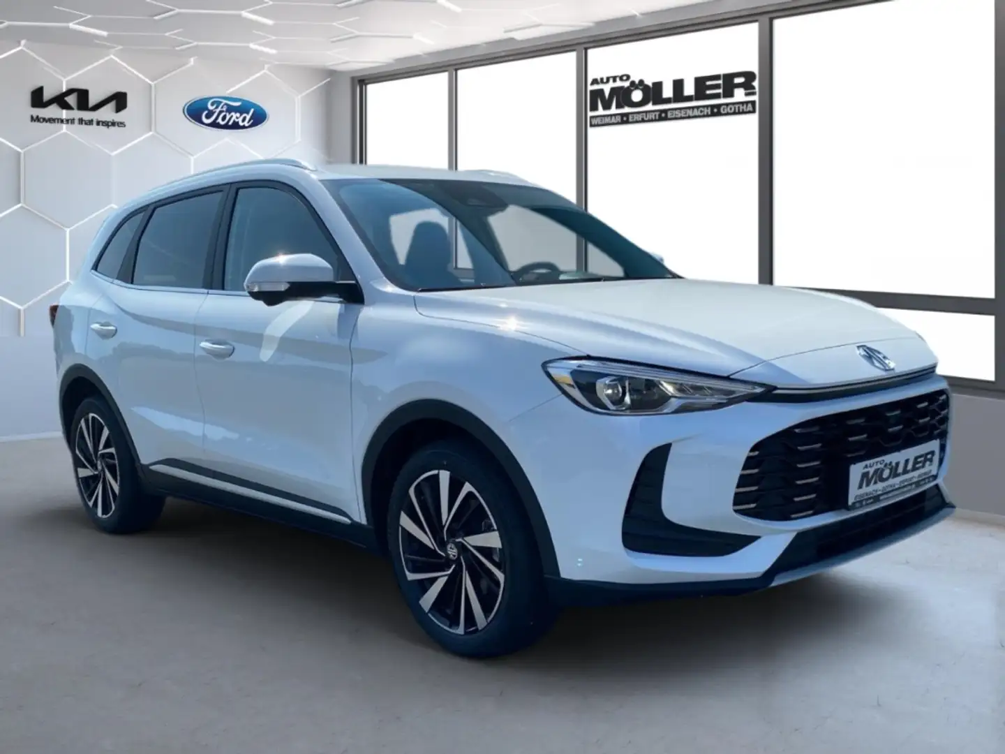 MG ZS Hybrid+ Luxury 360°Kam. el. Sitz Leder Kamera LED Blanc - 2