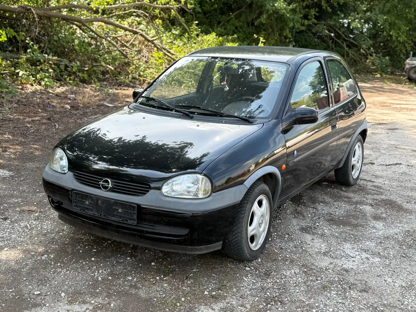Opel Corsa 12V Edition 100 3 HAND KLIMA Schwarz - 1