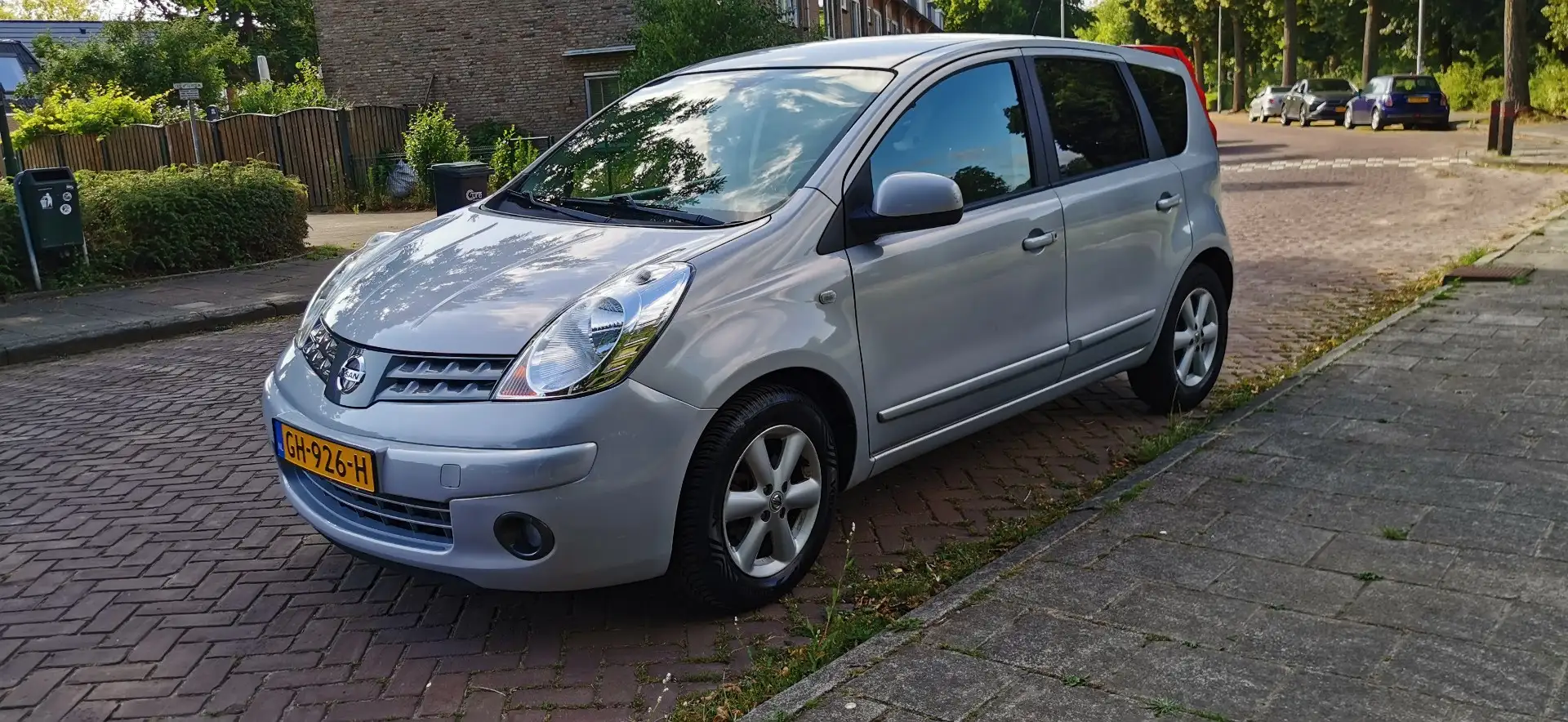 Nissan Note 1.4 Visia nieuwe APK tot 27/6/2026, ijskoude Airco Grijs - 2