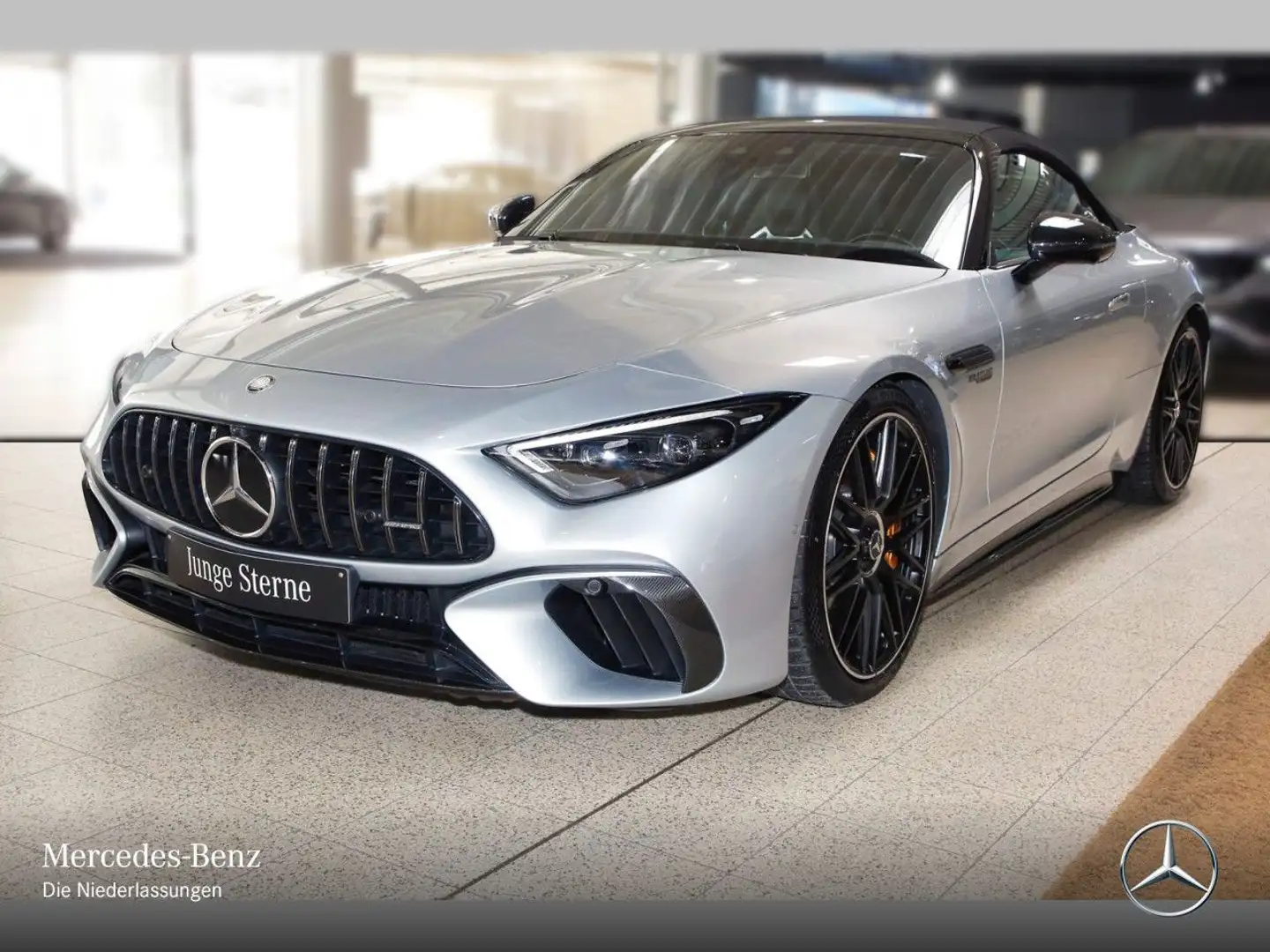 Mercedes-Benz SL 63 AMG S Cab. Keramik Carbon Perf-Sitze 360° Silber - 2