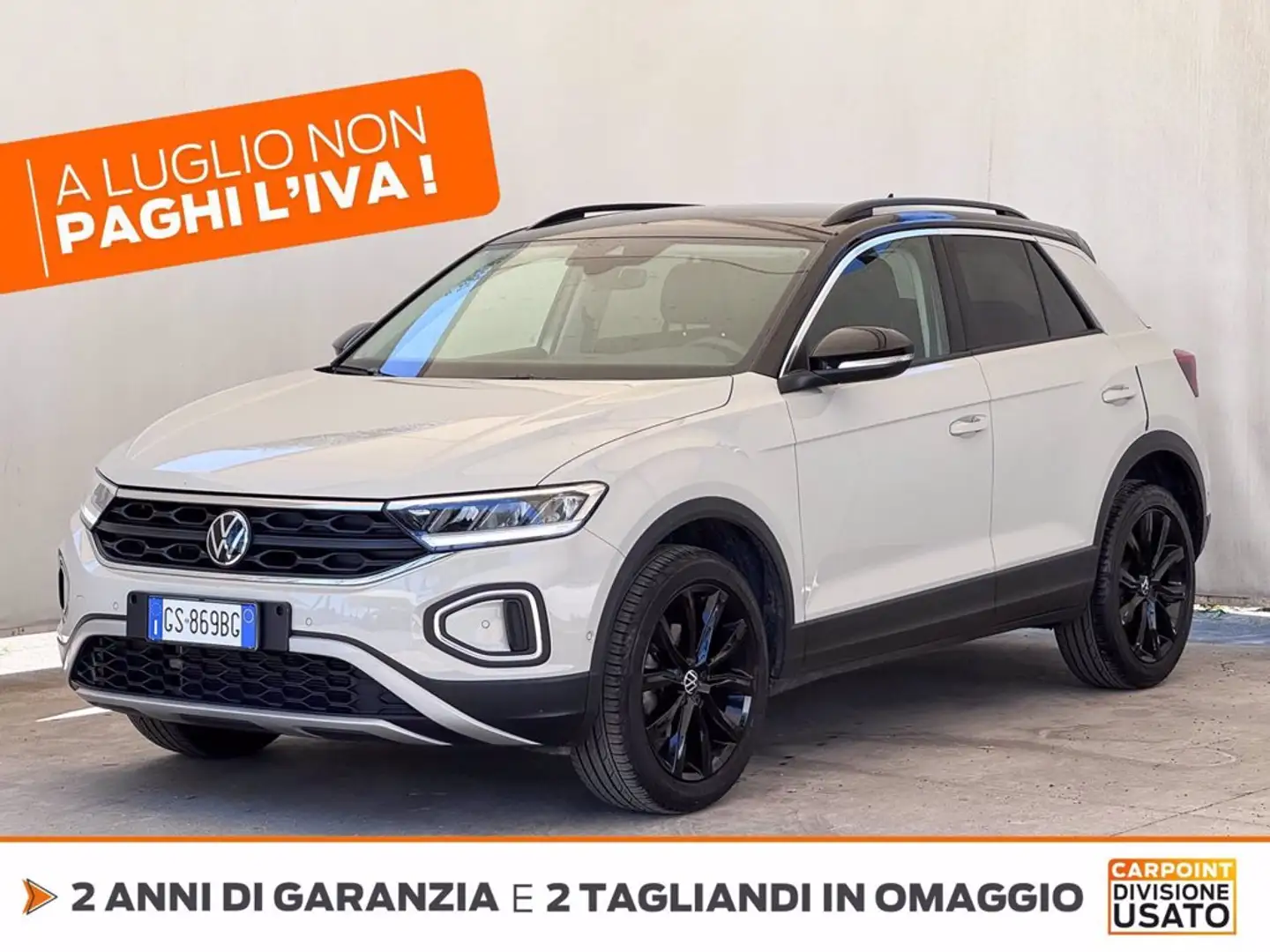 Volkswagen T-Roc 1.0 tsi style 110cv White - 1