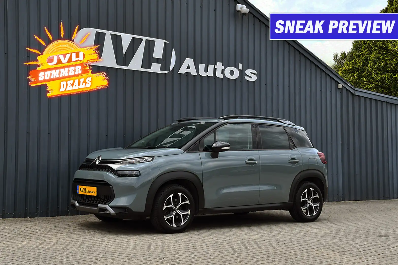 Citroen C3 Aircross 1.2 AUT PureTech Shine 02-2023 | ECC | Cruise | SV Grijs - 1