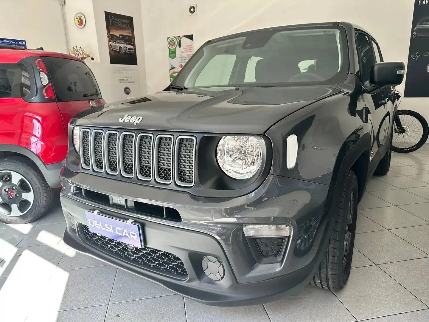 Jeep Renegade 1.0 t3 Longitude 2wd-KM ZERO-PROMO Gris - 2