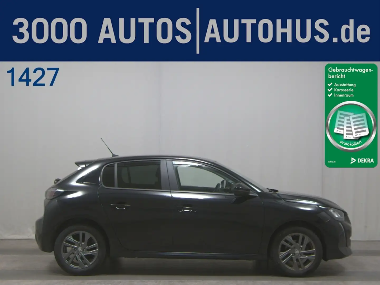 Peugeot 208 1.2 PureTech Active Tempomat Shz LED Klima Schwarz - 1