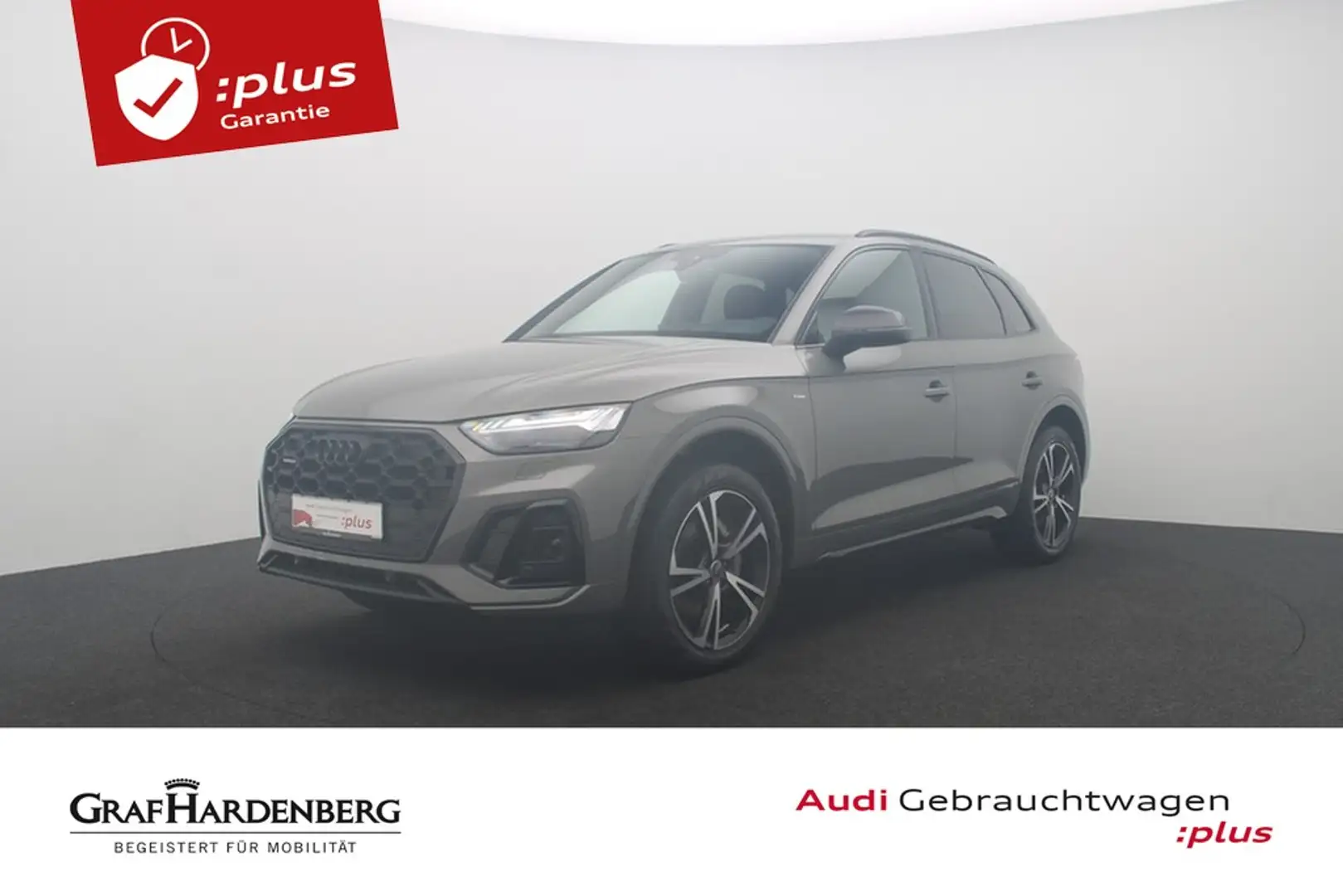 Audi Q5 40 TDI quattro S line Matrix Navi HuD AHK Grau - 1