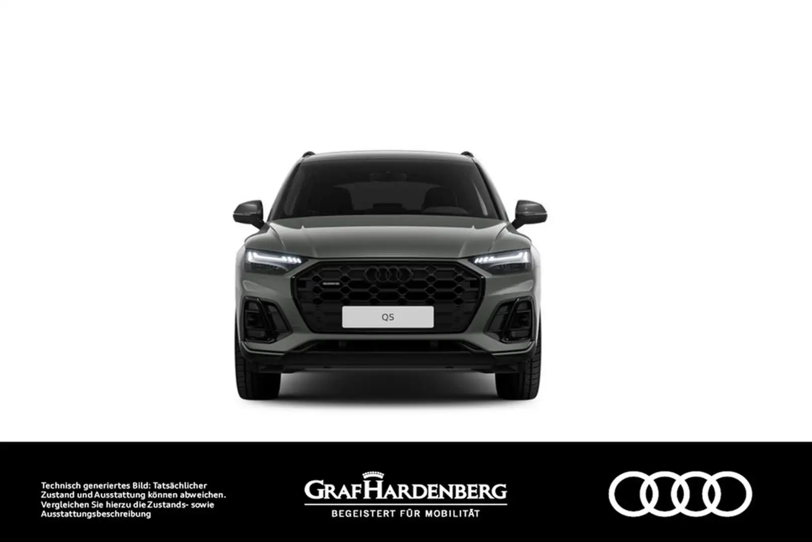 Audi Q5 40 TDI quattro S line Matrix Navi HuD AHK Grau - 2