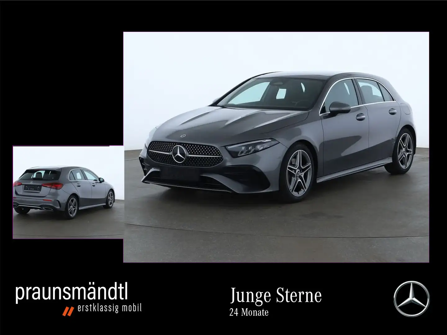Mercedes-Benz A 200 AMG Advanced Plus Pano/MBUX/Kamera/LED/DAB Grau - 1