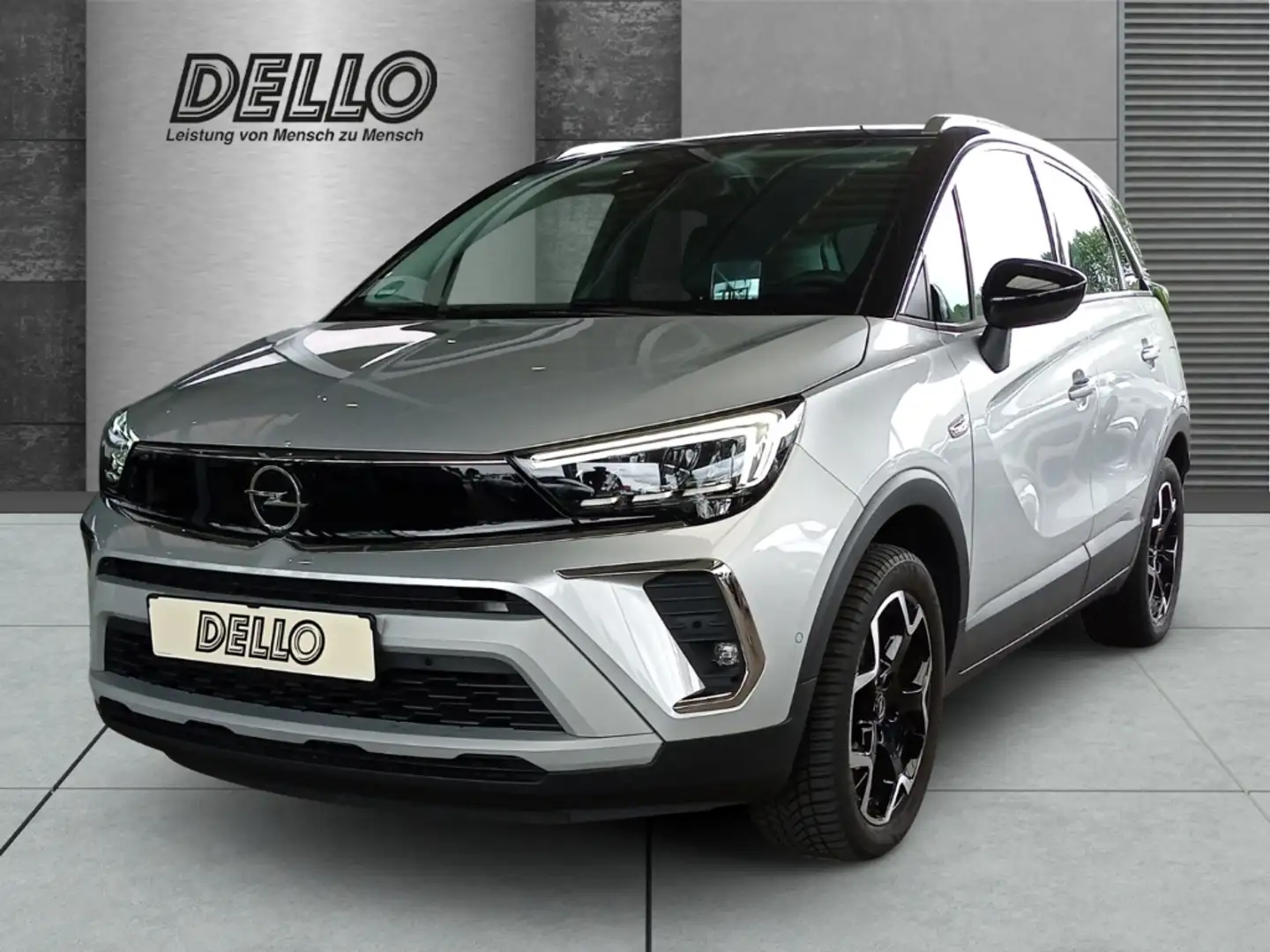 Opel Crossland 1.2 T AT Ultimate HuD LED Rfk Navi Alcantara Apple Silber - 1