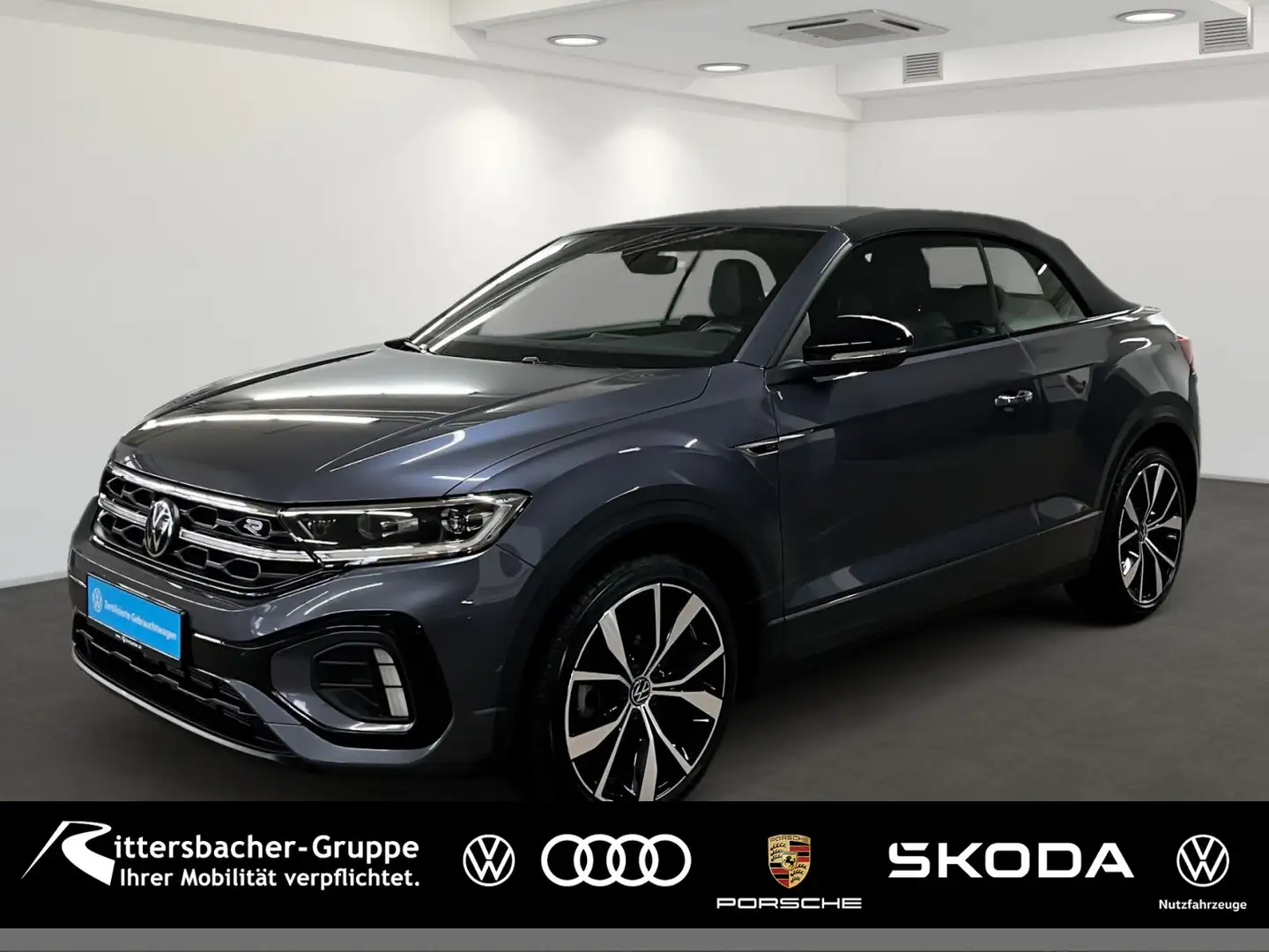 Volkswagen T-Roc 1.5 TSI RLine DSG AHK Navi IQLig Grau - 1