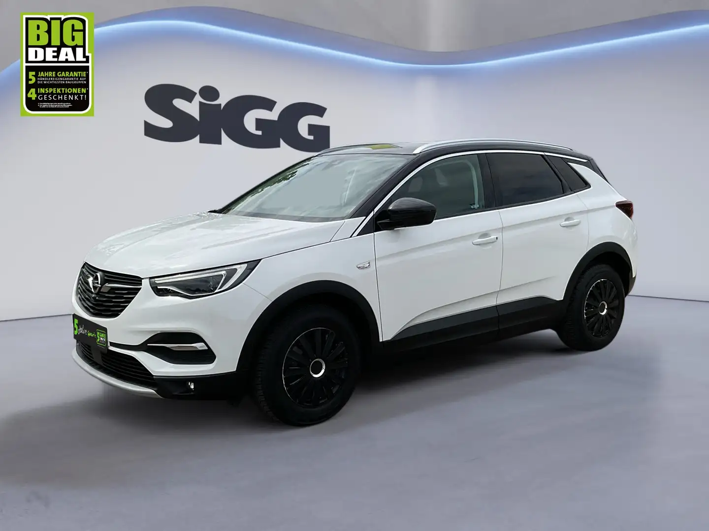 Opel Grandland X 1.2 Turbo Ultimate NAV 360°Kamera DAB+ Blanc - 2