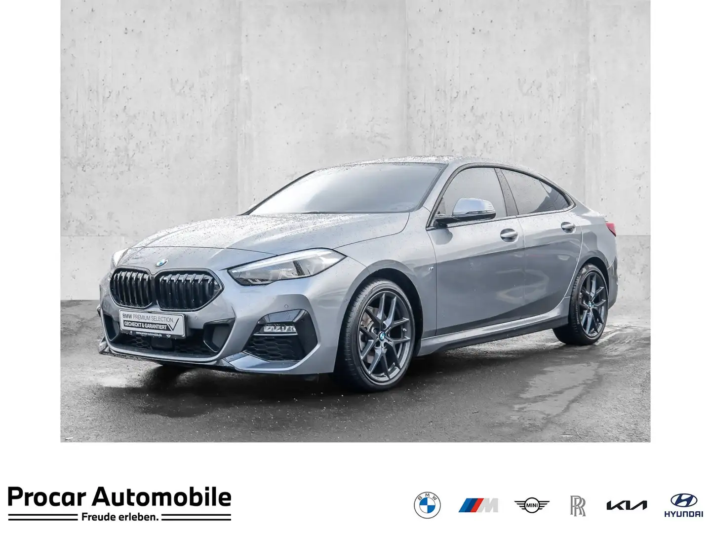 BMW 218 i Gran Coupé M Sport HUD PANO ACC RFK NAVI Grau - 1