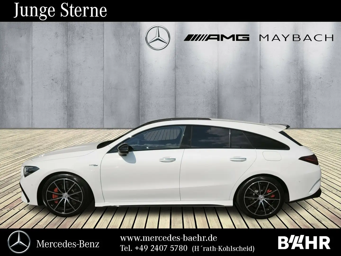 Mercedes-Benz CLA 35 AMG CLA 35 AMG 4M SB Night/Premium/Pano/RFK/LMR-18" Blanc - 2