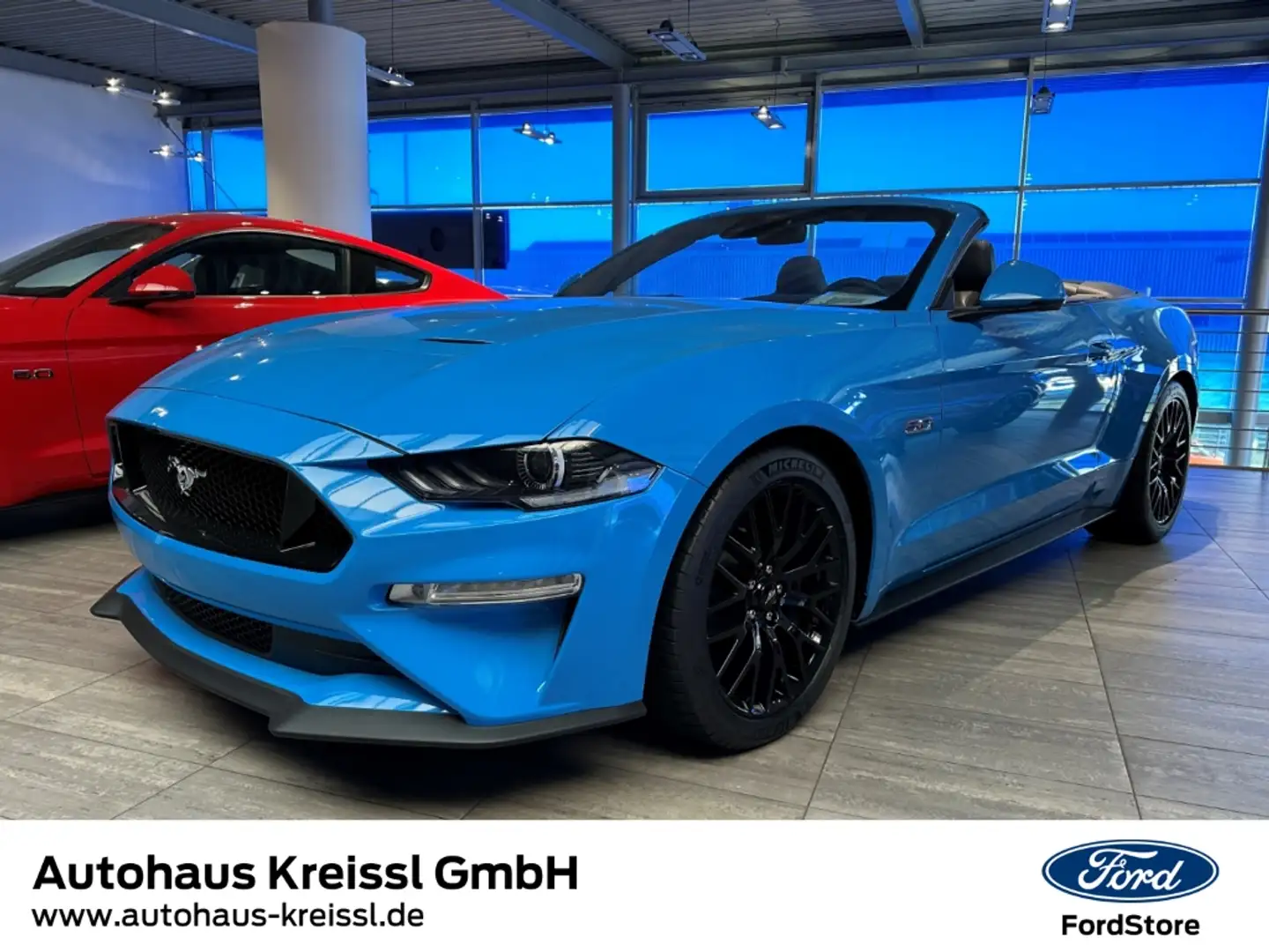 Ford Mustang Convertible GT 5.0 V8 Automatik MagneRide Blau - 1