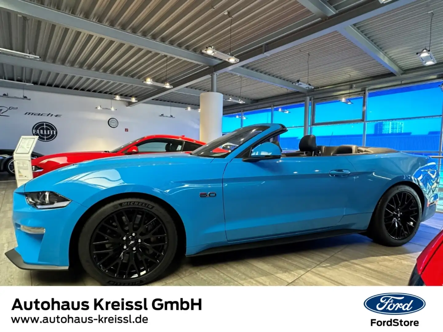 Ford Mustang Convertible GT 5.0 V8 Automatik MagneRide Blau - 2