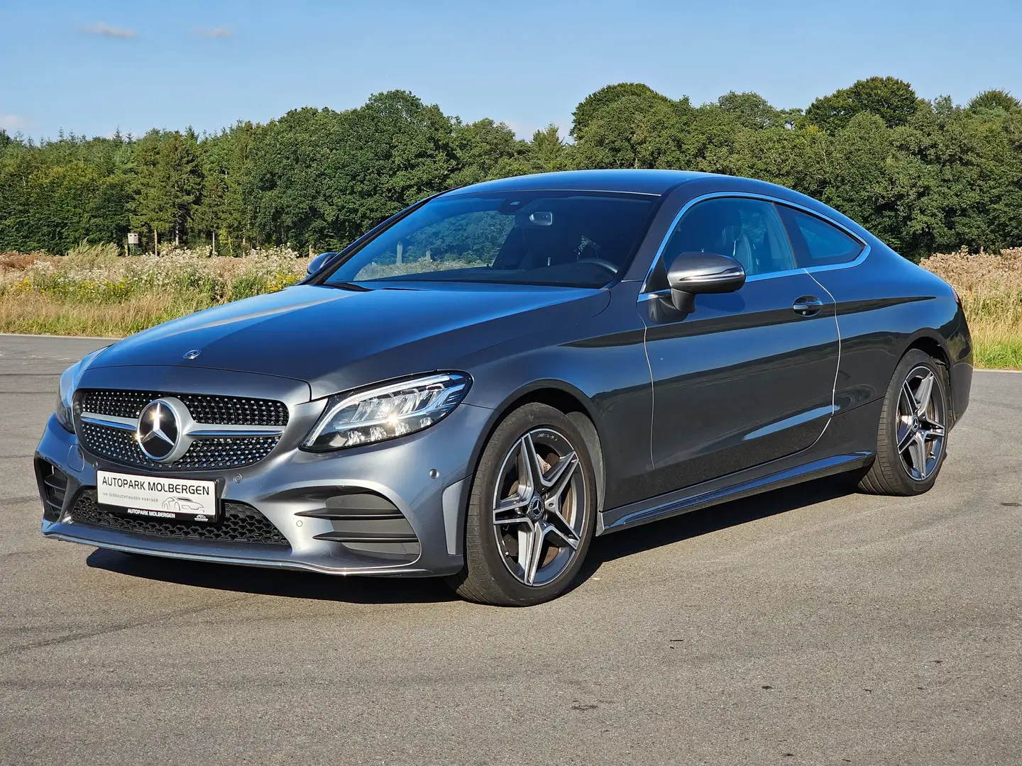 Mercedes-Benz C 200 C 200 d AMG Line Coupe Sitzheiz. Kamera Alcantara Grau - 1