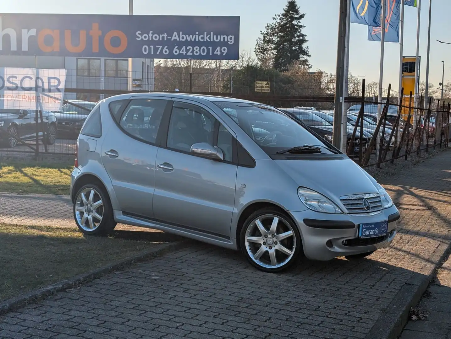 Mercedes-Benz A 210 A -Klasse Evolution-AMG-Optik*TEILLEDER !! Plateado - 2