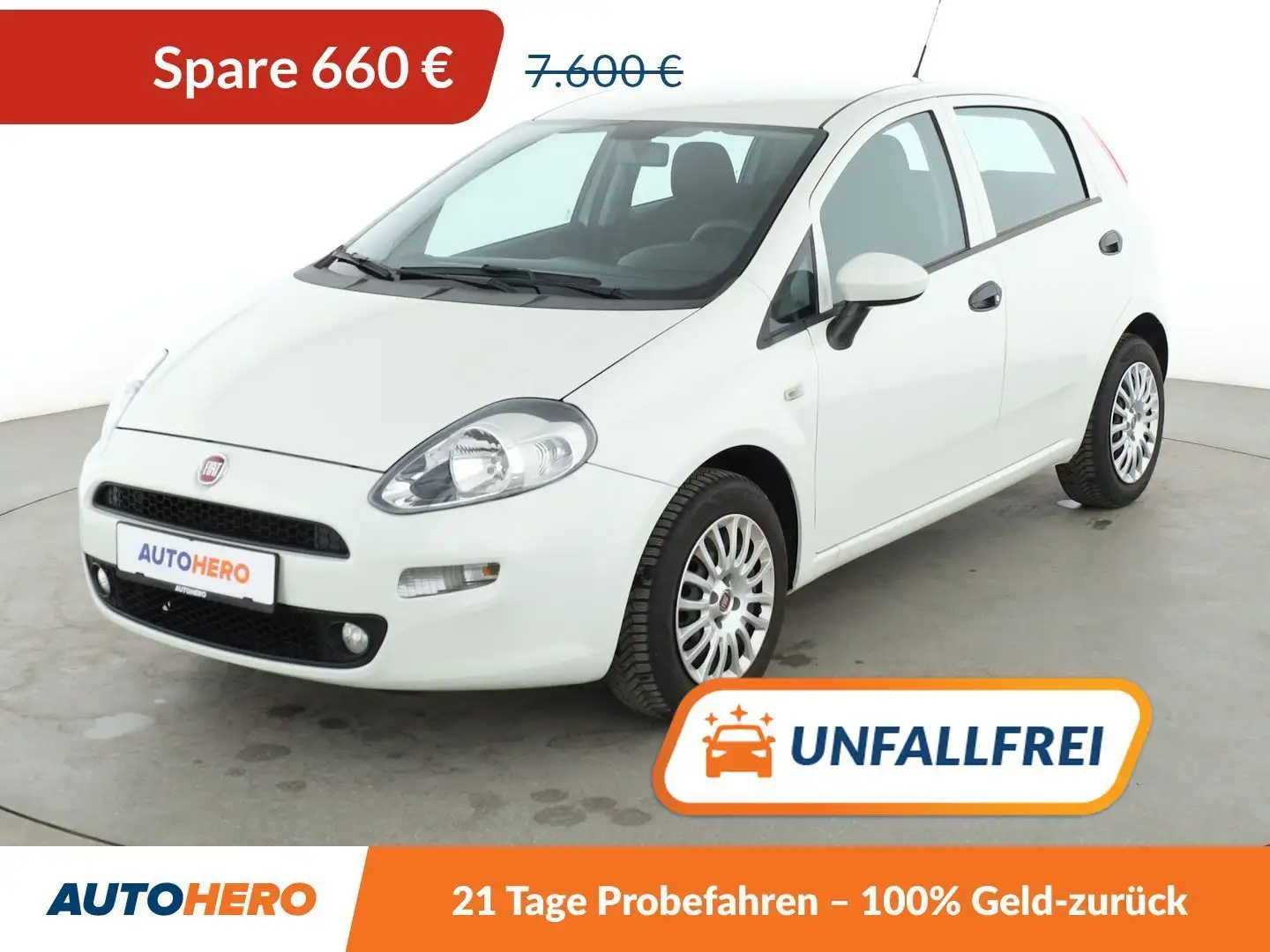 Fiat Punto 1.2 Basis*KLIMA*CD*GARANTIE* Weiß - 1