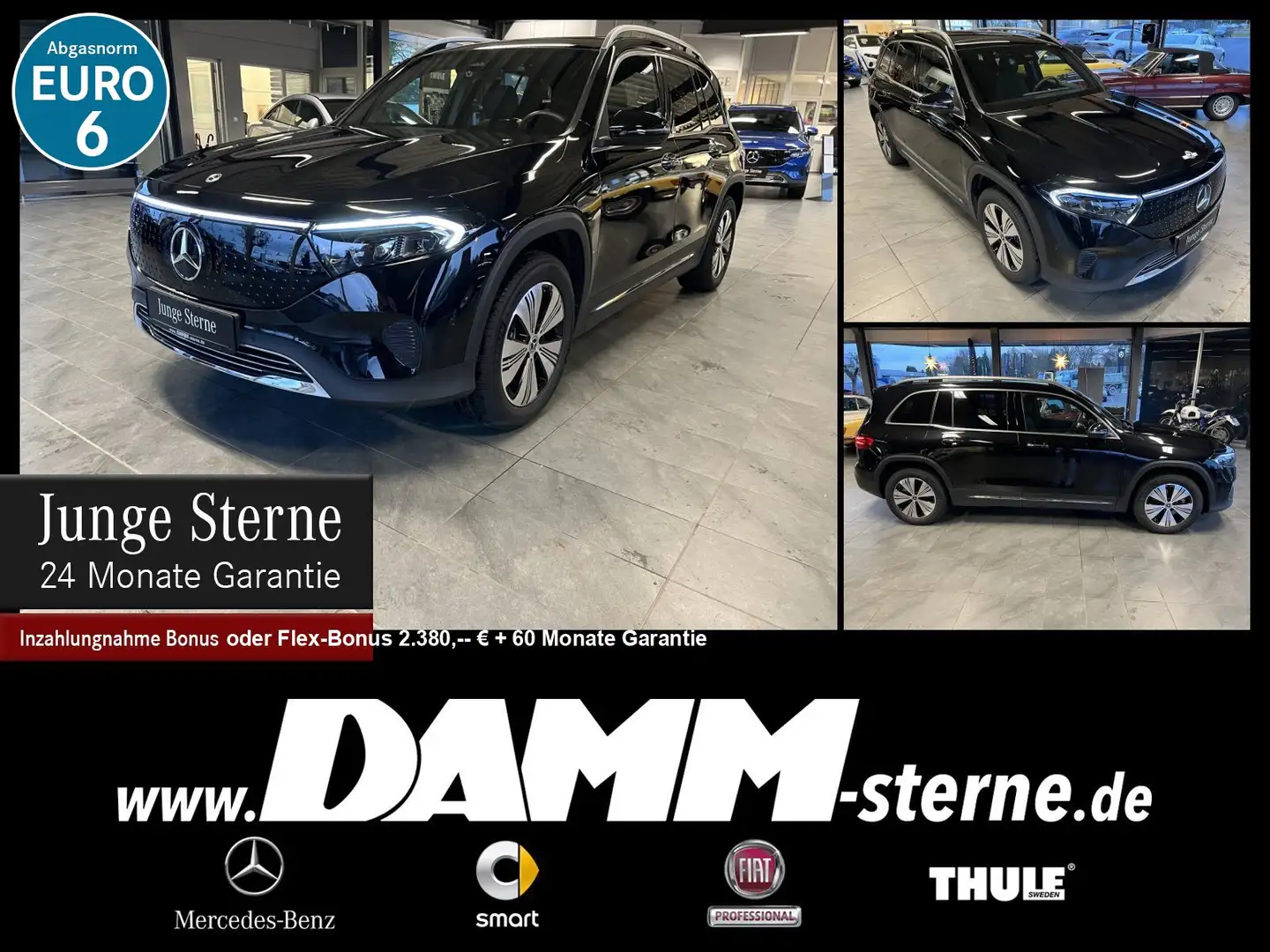 Mercedes-Benz EQB 350 EQB 350 4M Progr. Adv.+/7-Sitze/Pano/70 kW/+Flex Schwarz - 1