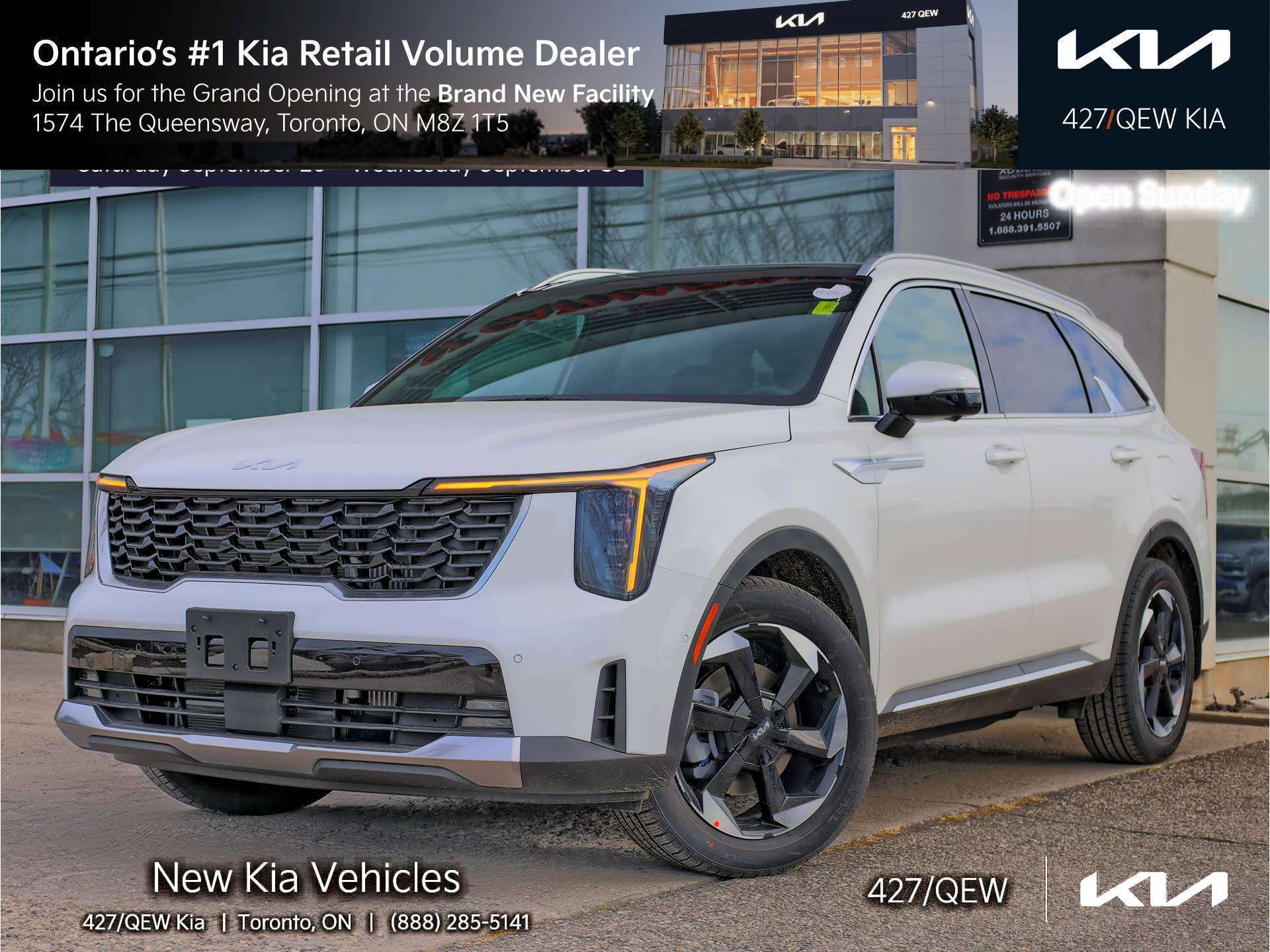 White 2026 Kia Sorento Hybrid SUV / Crossover  Automatic
