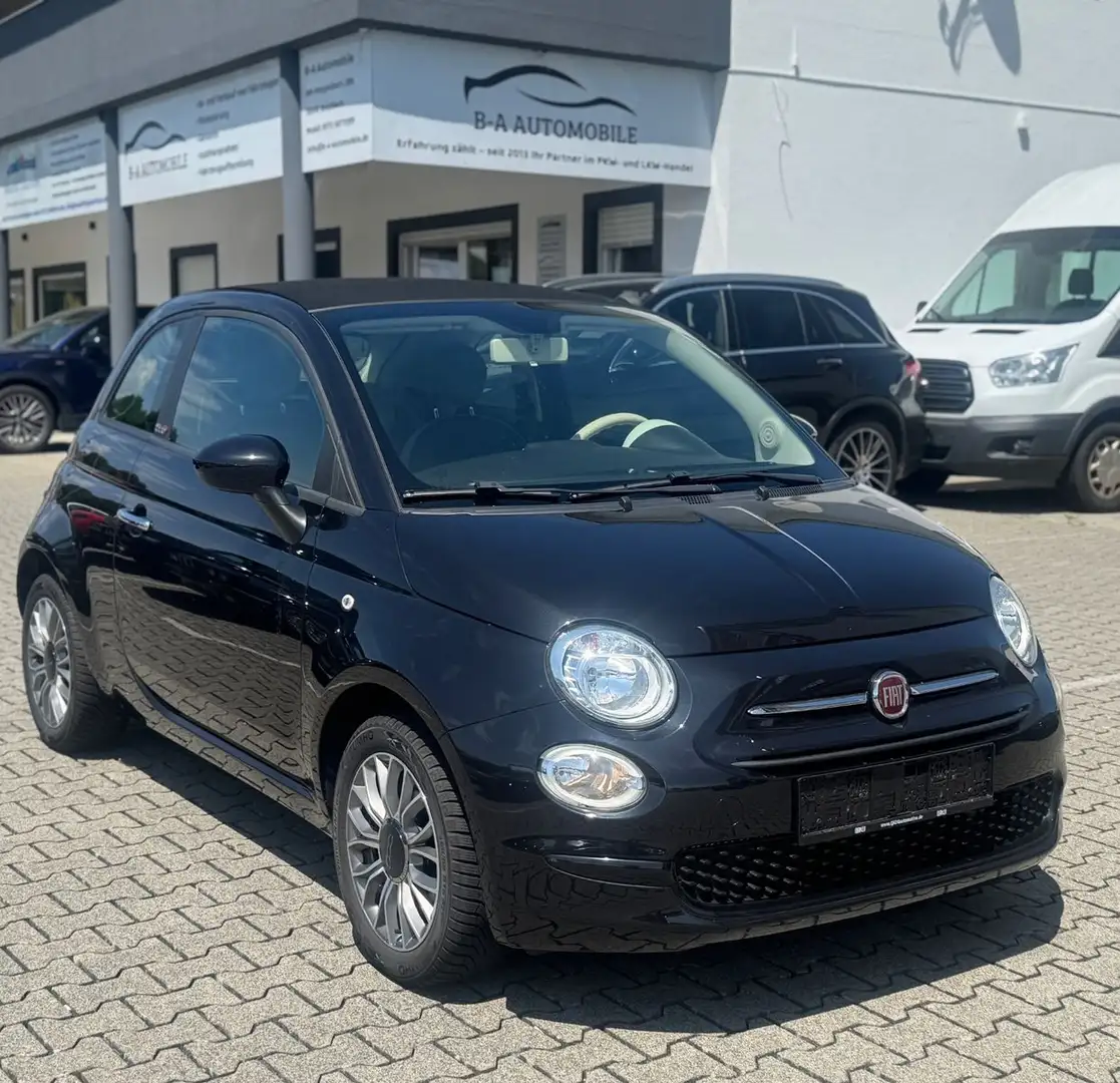 Fiat 500C Pop Star Cabrio Automatik*TOP ZUSTAND* Schwarz - 2