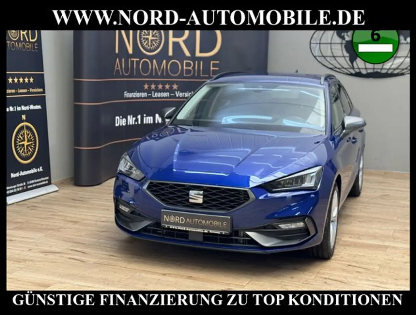 SEAT Leon SP FR-Line 1.4 TSI e-HYBRID DSG Kamera/Navi FR Blau - 1