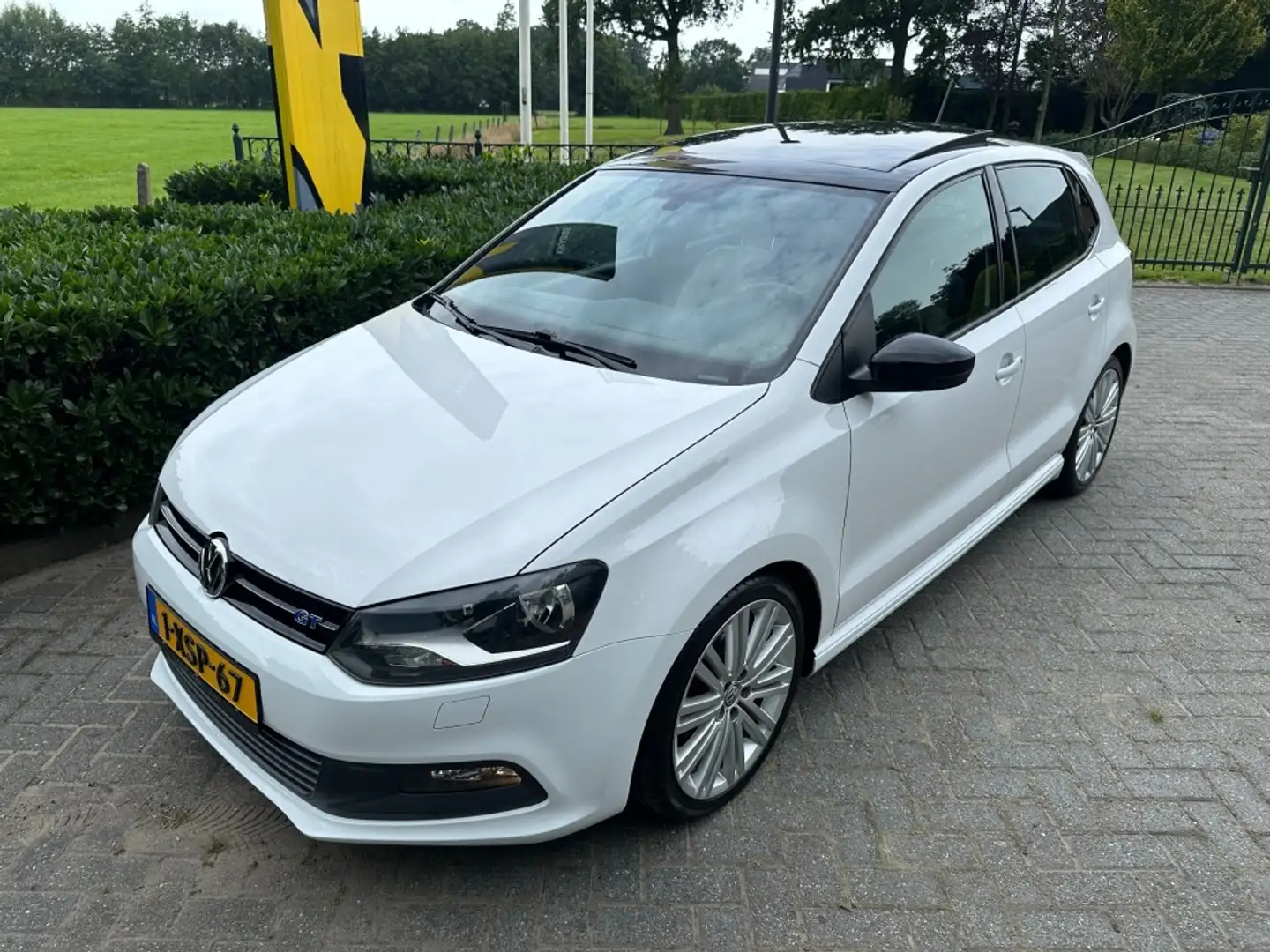 Volkswagen Polo 1.4 TSI BlueGT DSG7 Pano / ECC / Winterpakket Blanco - 1