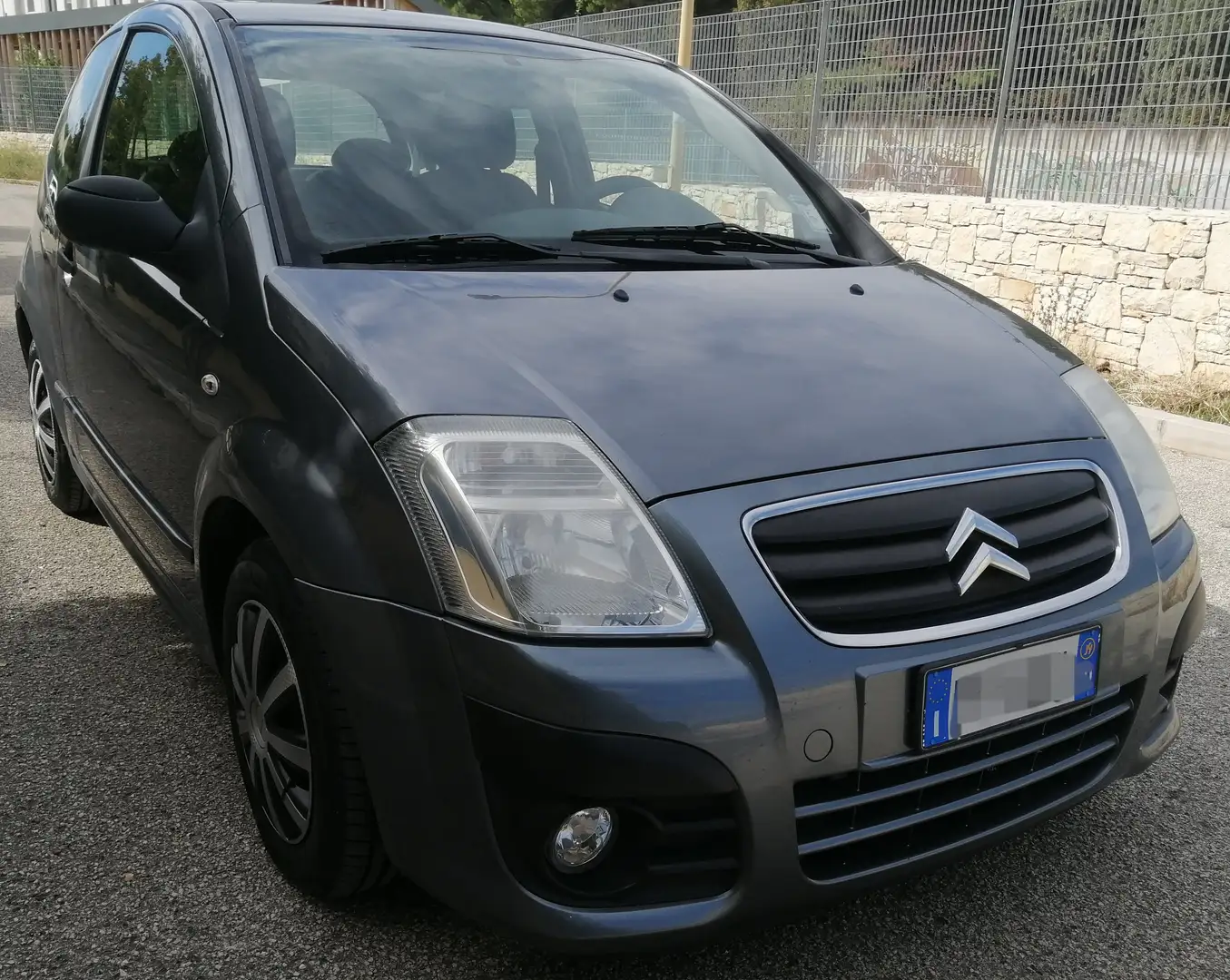 Citroen C2 C2 1.4 hdi Exclusive 70cv pochi km Gri - 1