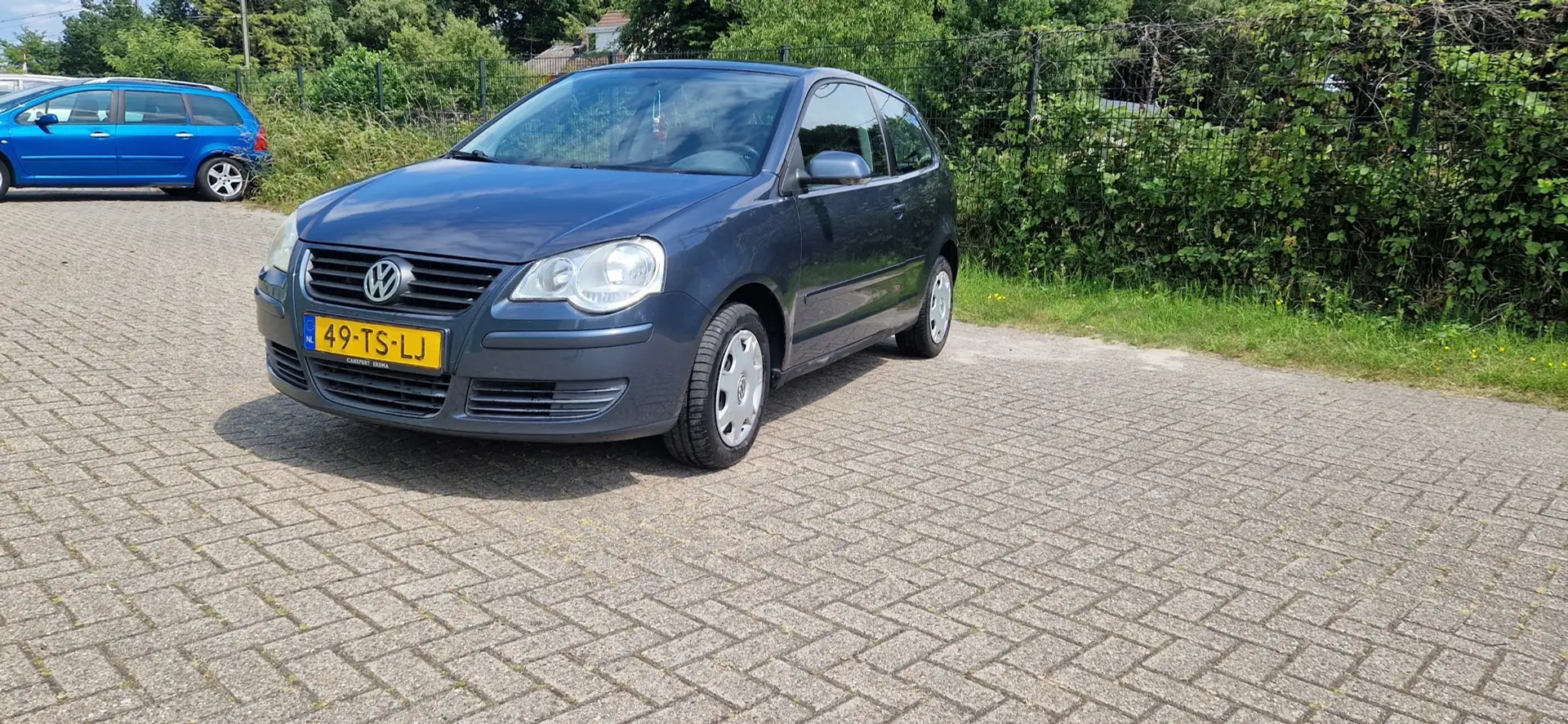 Volkswagen Polo 1.2 Optive Nieuw Apk. Airco Blauw - 1