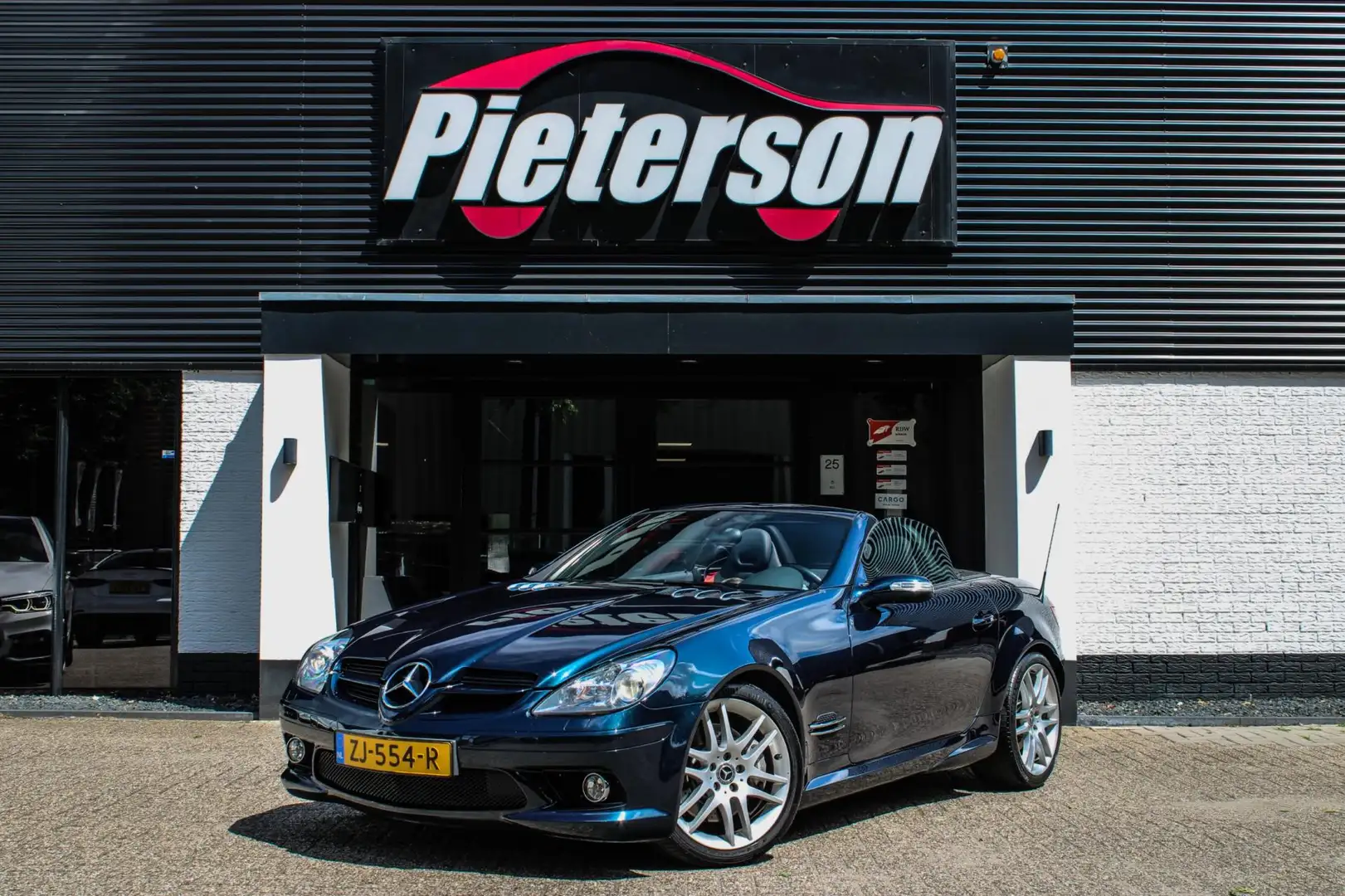 Mercedes-Benz SLK 350 UNIEKE KLEUR H&K LEDER CLIMA Blauw - 2