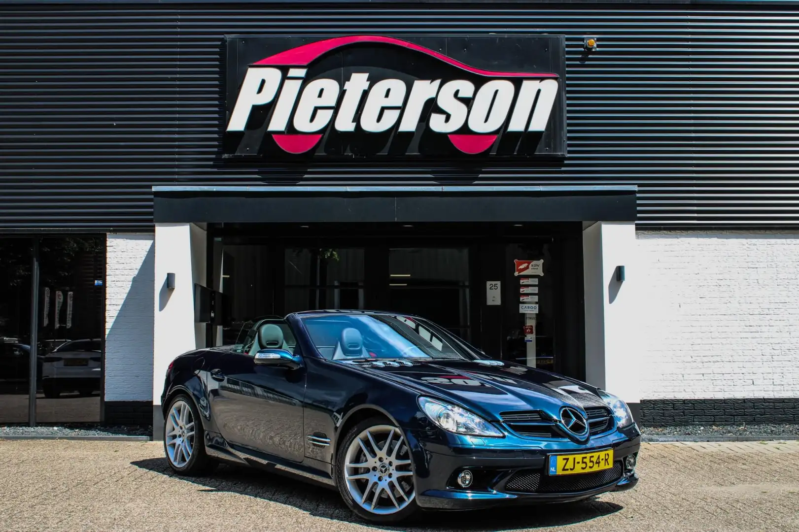 Mercedes-Benz SLK 350 UNIEKE KLEUR H&K LEDER CLIMA Blauw - 1