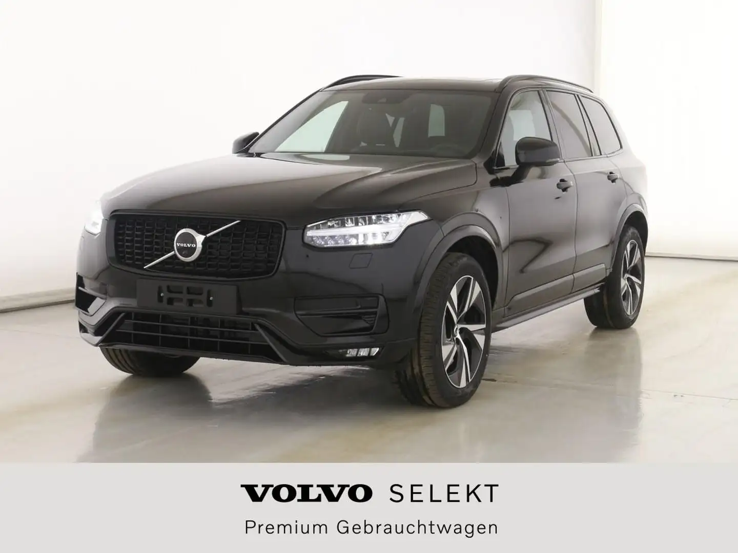 Volvo XC90 B5 R Design AWD !!STANDHZG.+360°+PANO+HUD!! Schwarz - 1