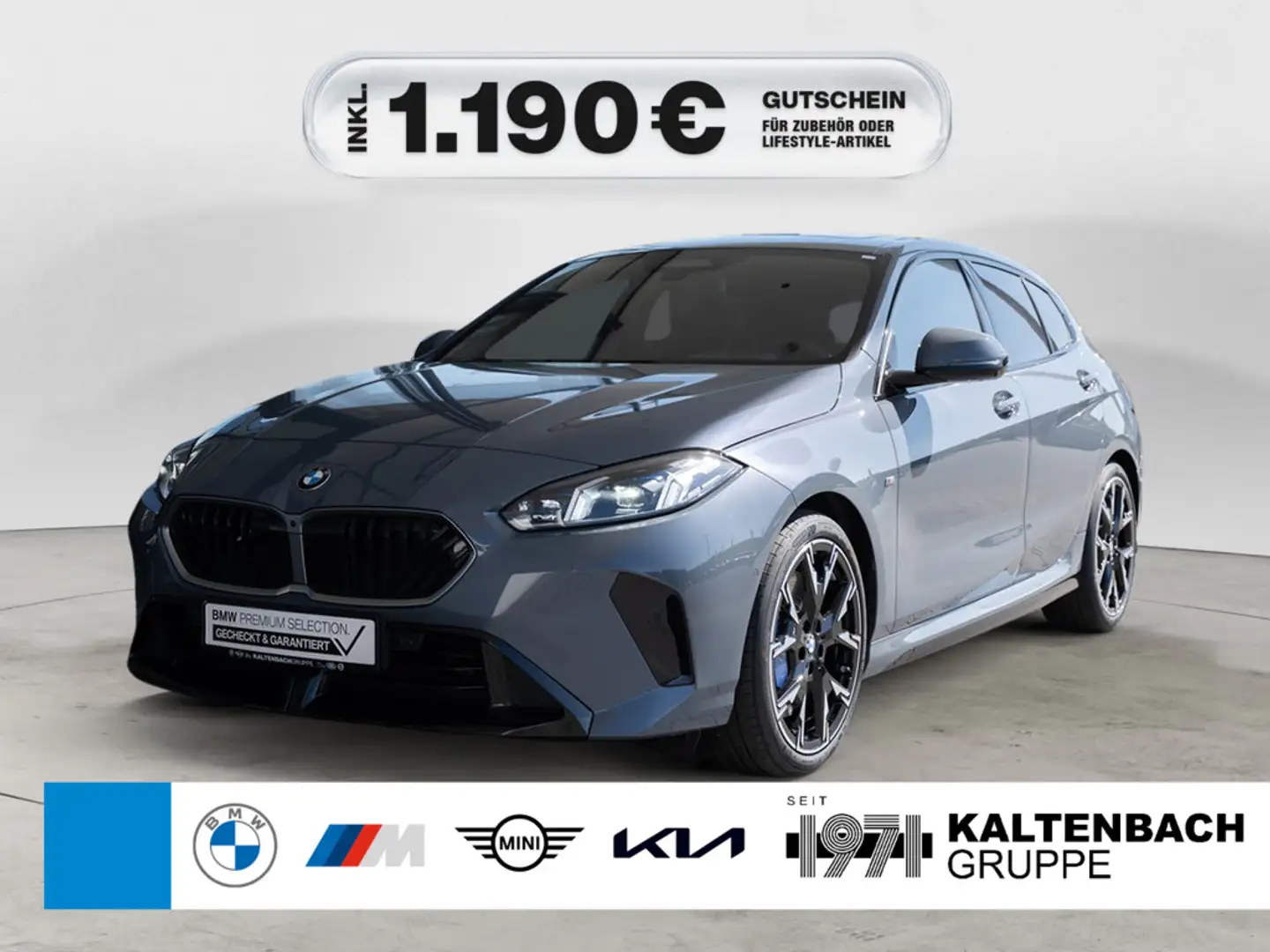 BMW 120 d M-Sport NEUES MODELL PANO HUD 360° LED Gris - 1