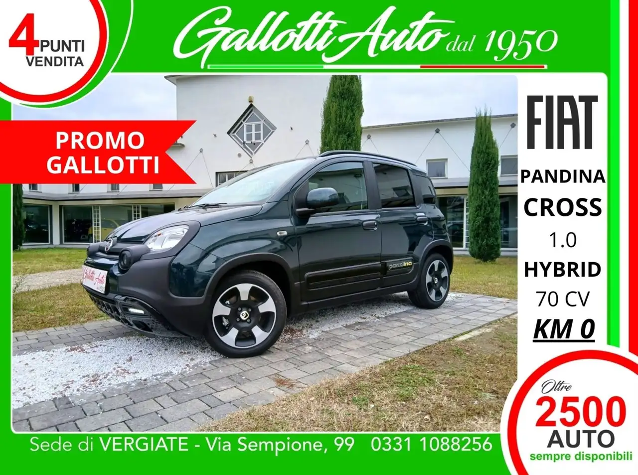 Fiat Panda Cross 1.0 firefly hybrid s&s 65cv PRMO GALLOTTI