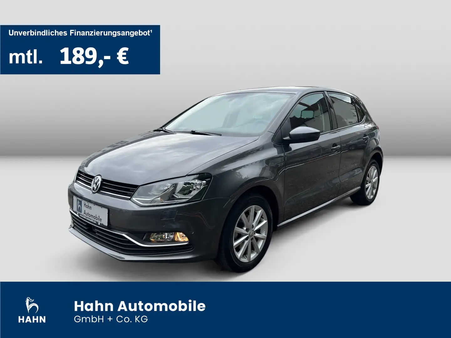 Volkswagen Polo 1.2TSI DSG Lounge Sitzh Climatr Einpark ALS Grau - 1
