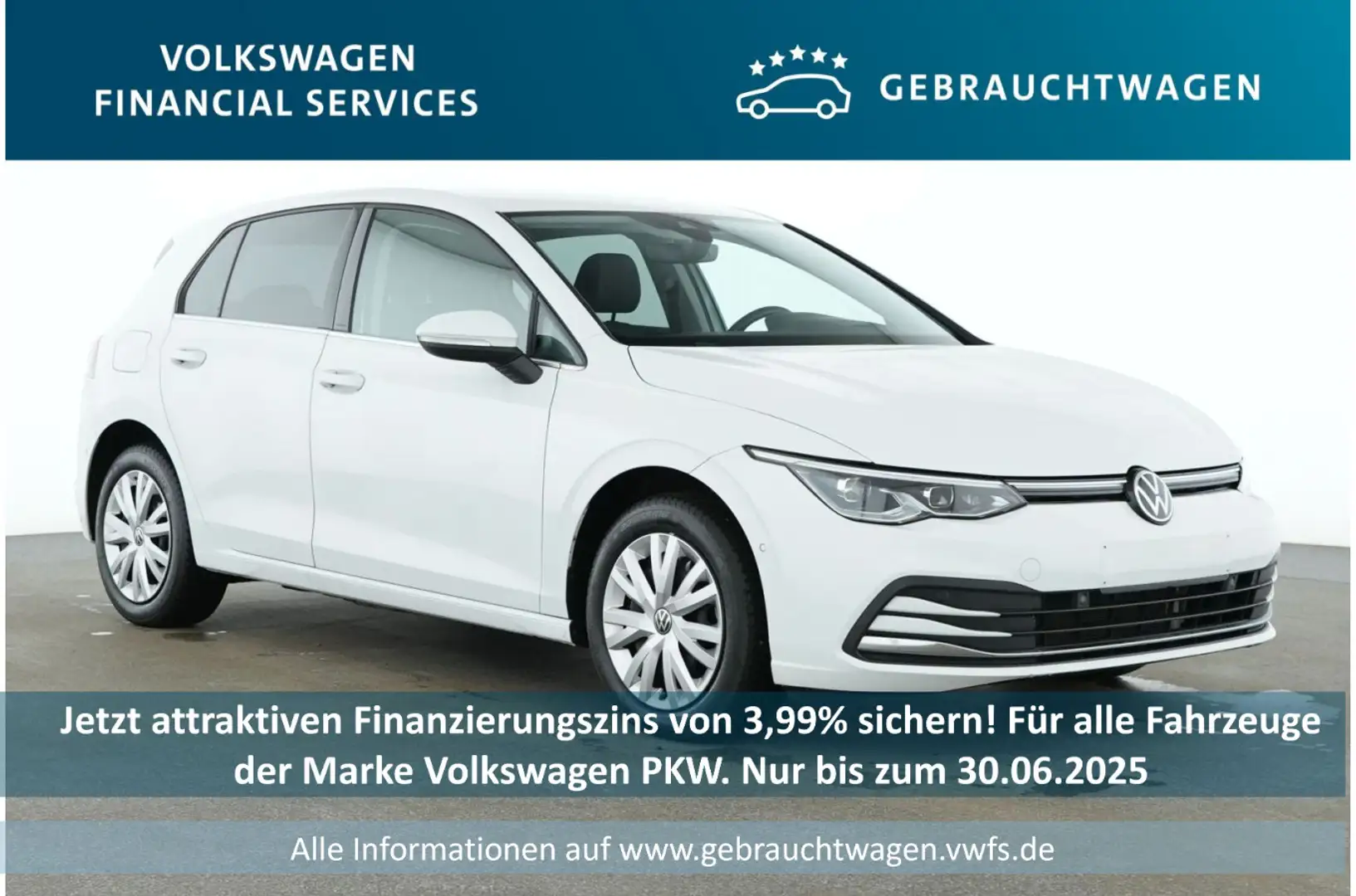 Volkswagen Golf Style 1.4 eHybrid AHK*RFK*SH*Navi DSG Weiß - 1