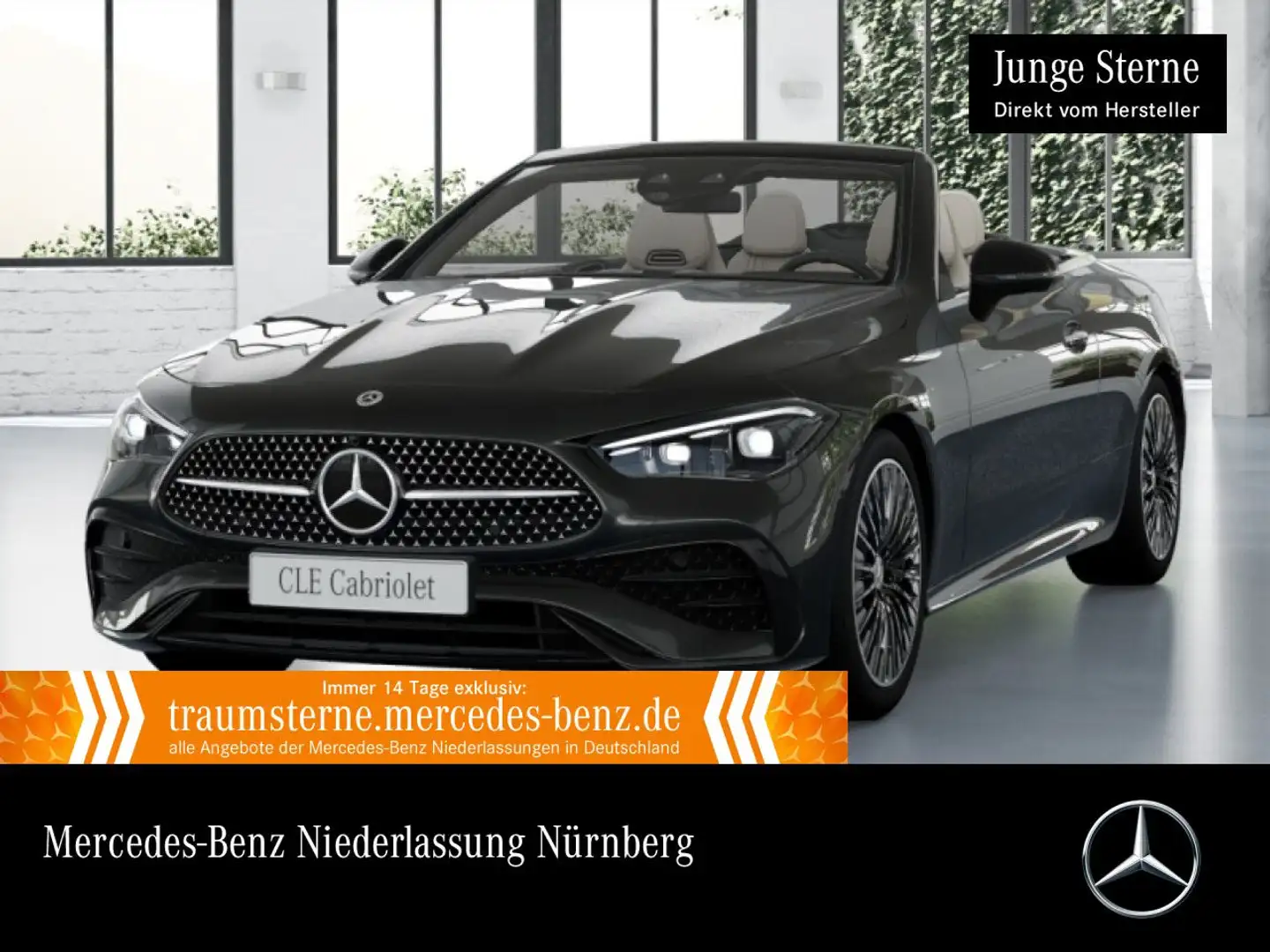 Mercedes-Benz CLE 450 4M AMG+NIGHT+360+BURMESTER+KEYLESS+9G Grau - 1