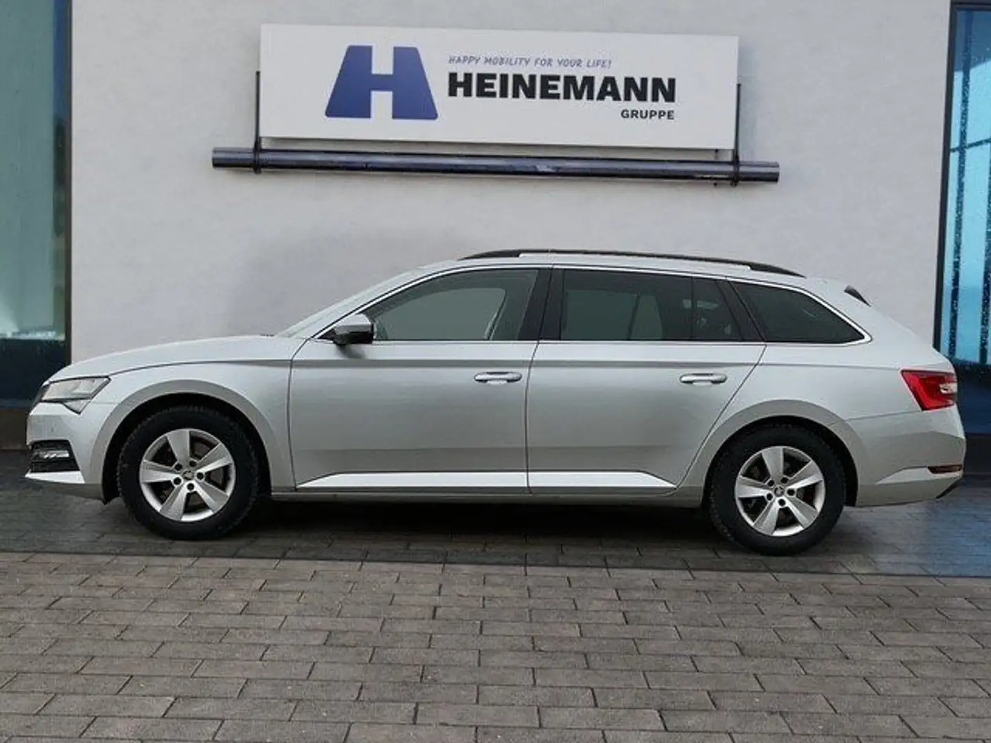 Skoda Superb Combi 2.0 TDI Ambition Navi LED AHK Argent - 2