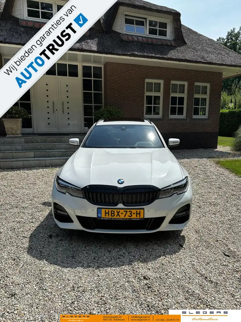 BMW 330 3-serie Touring 330e High Executive, M-Sport, BMW Blanc - 2