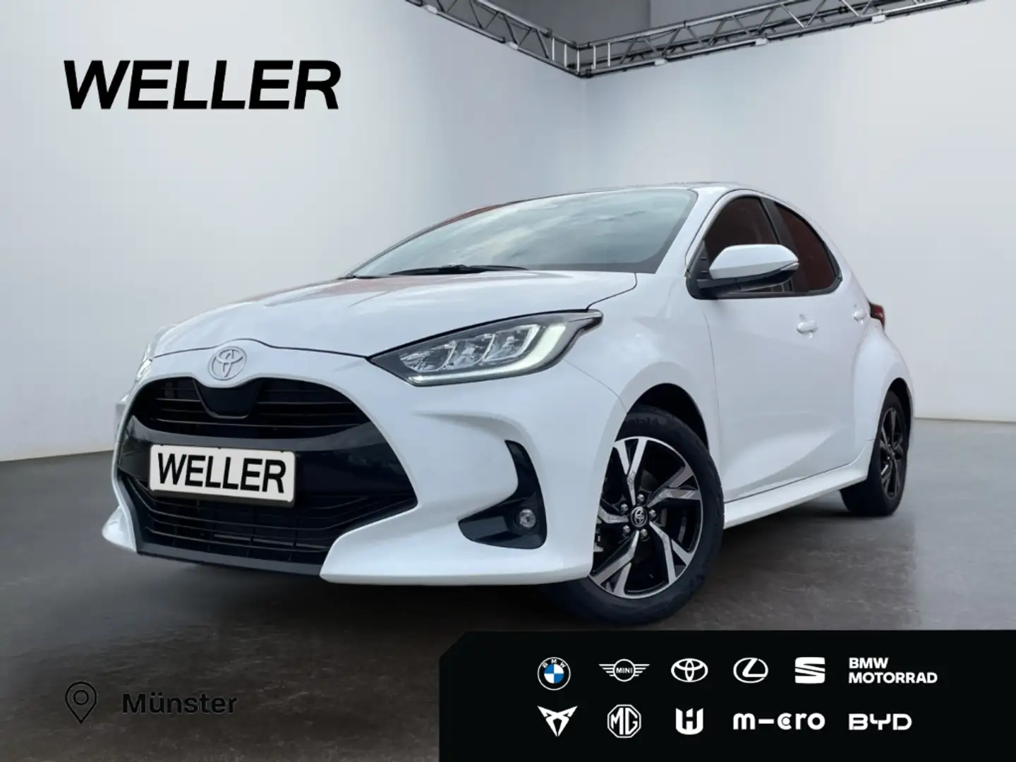 Toyota Yaris Hybrid 116 1.5 Team D *LED*ACC*SHZ*CarPlay* Wit - 1