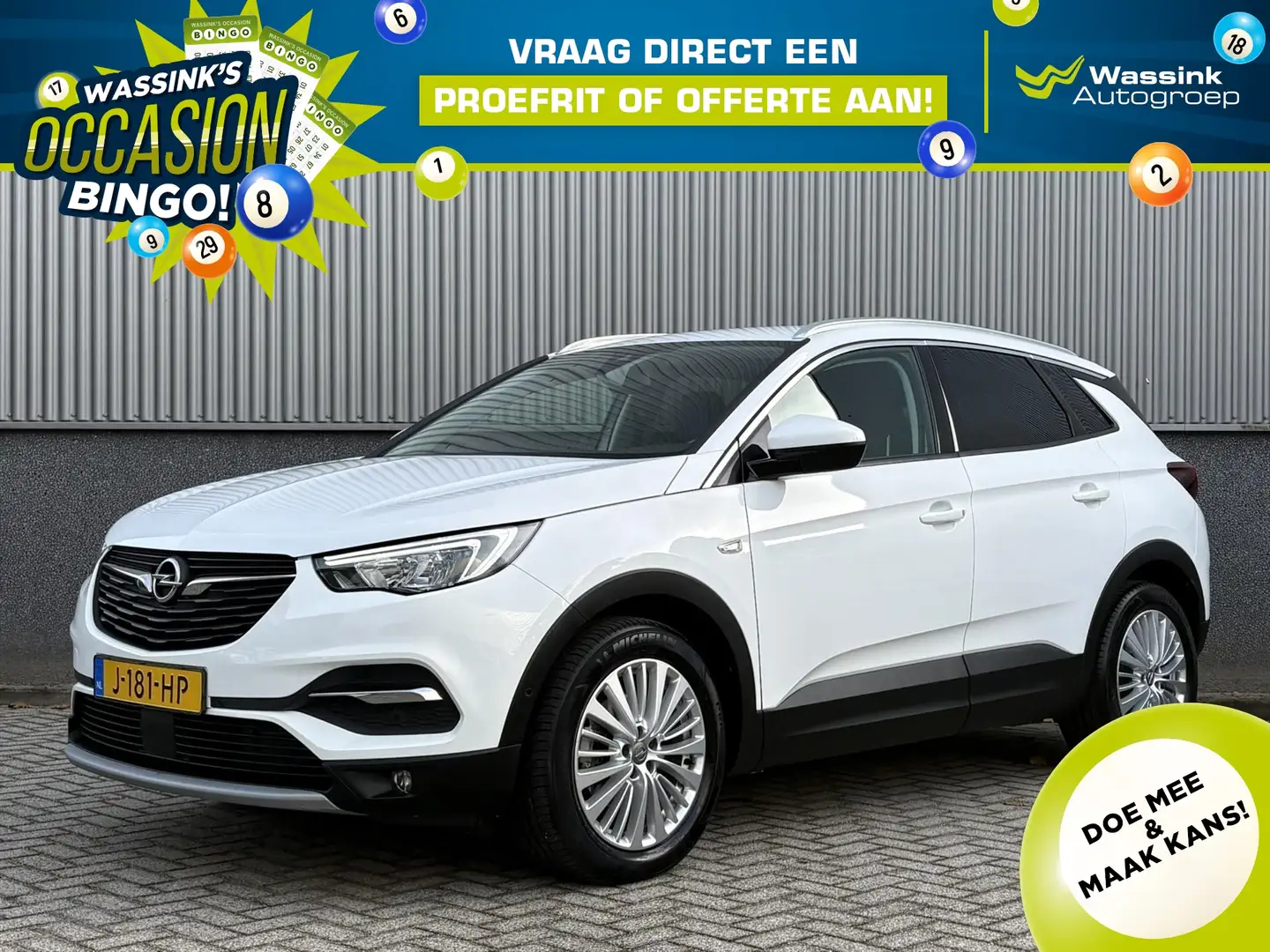 Opel Grandland X 1.2 Turbo 130pk Innovation | Navigatie | Achteruit Blanc - 1