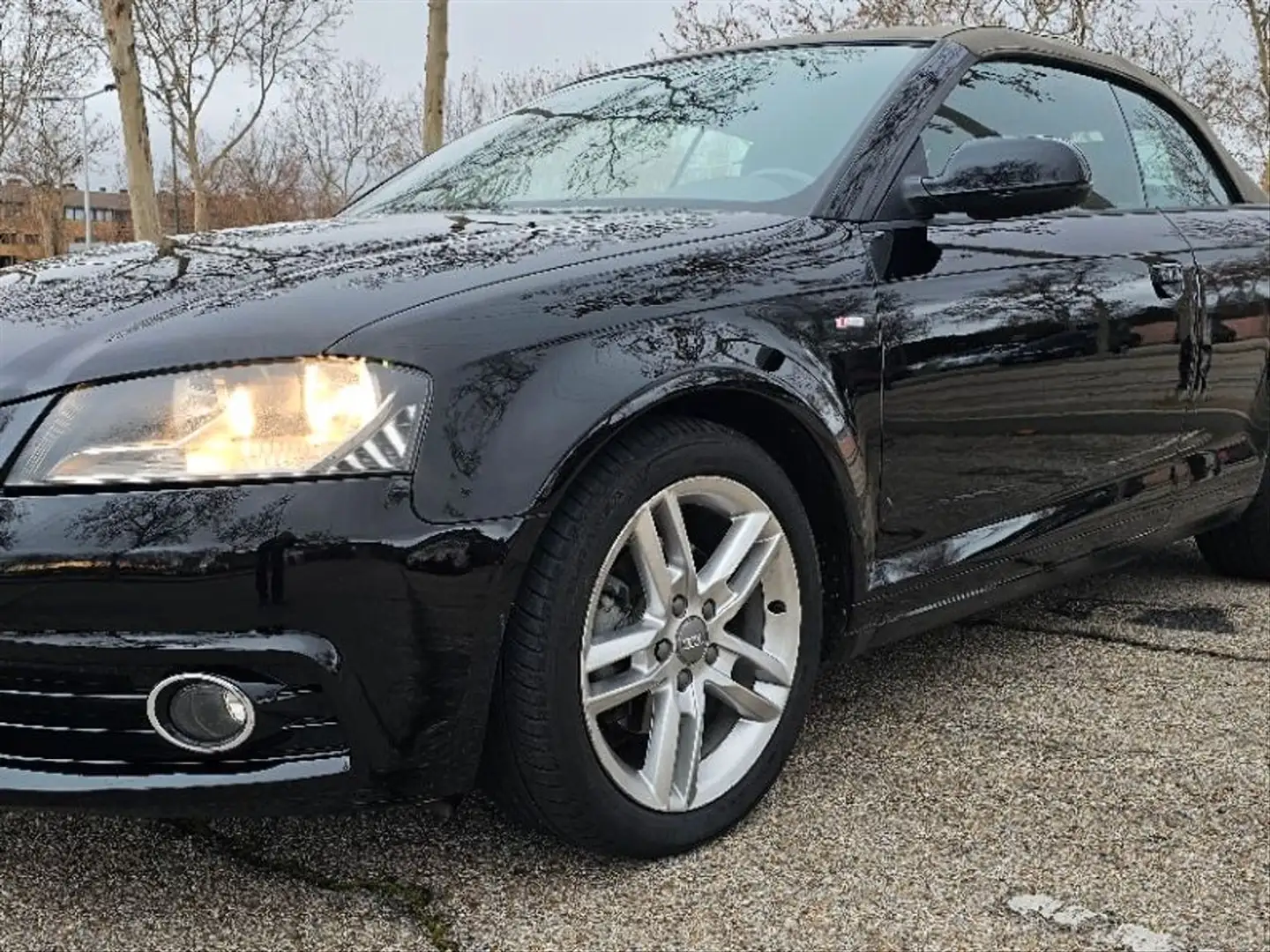 Audi A3 Cabrio 2.0TDI Ambition S-Tronic Negro - 1