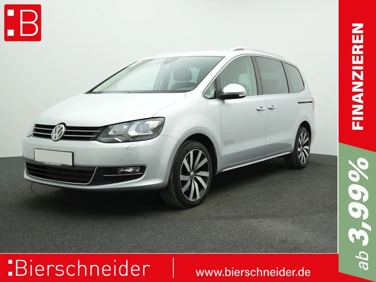 Volkswagen Sharan 1.4 TSI DSG Highline 5.-J.-GAR XENON DCC Silber - 1