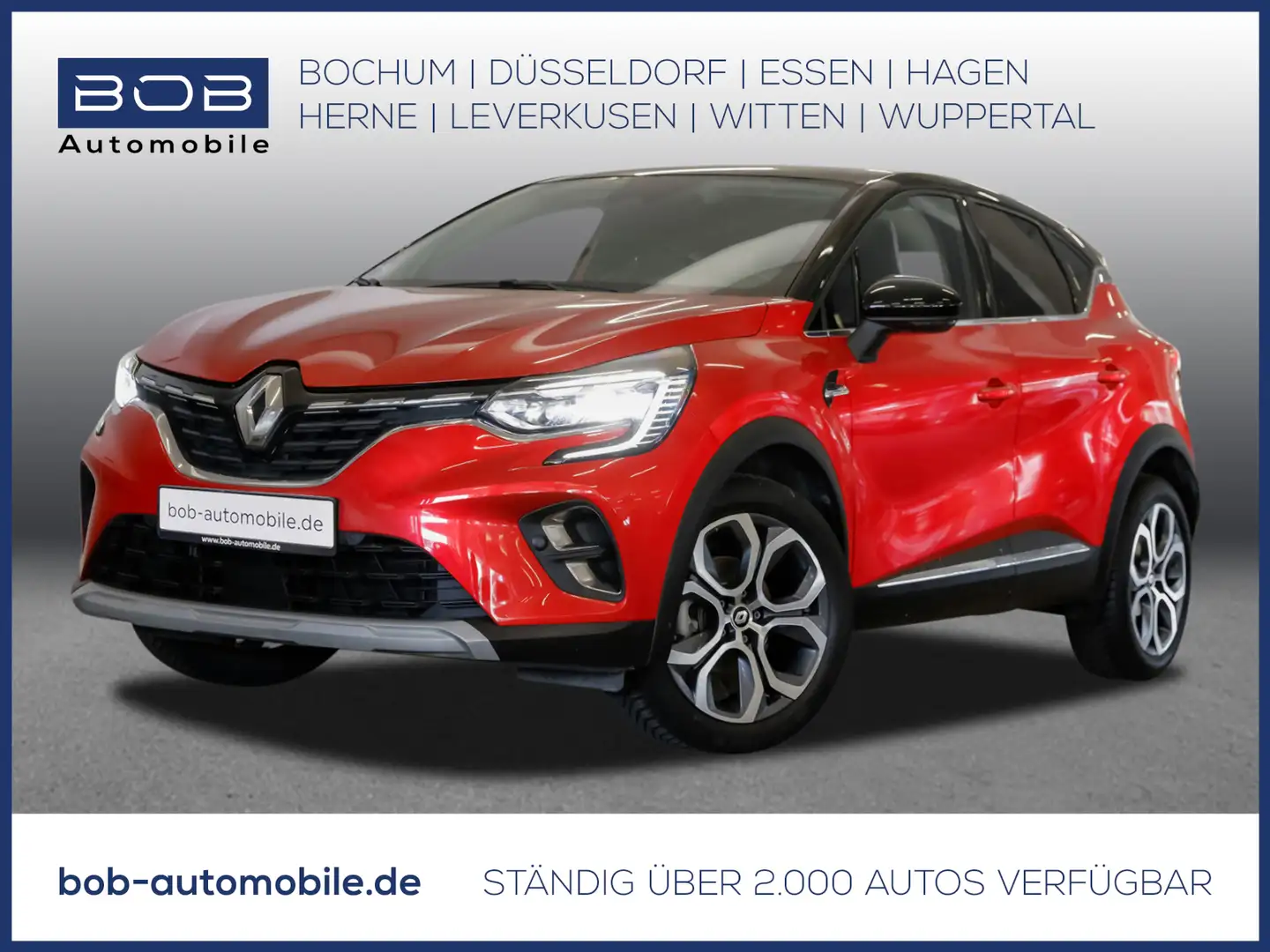 Renault Captur INTENS TCe 140  SHZ+Klima+Kamera+Carplay Rot - 1
