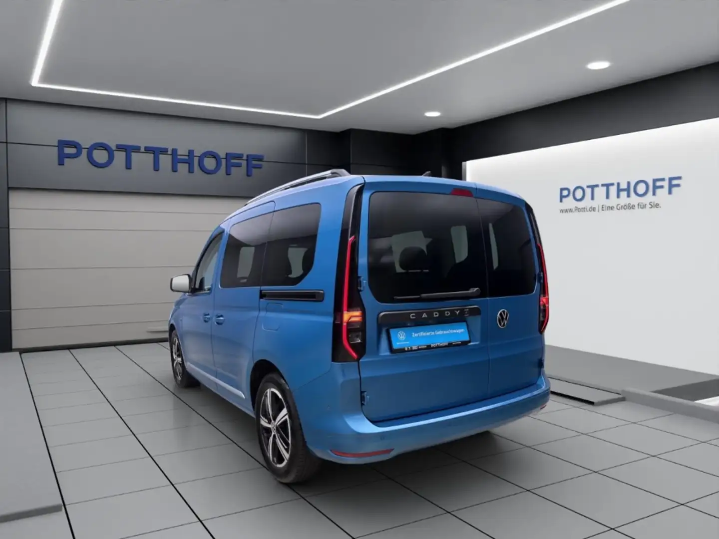 Volkswagen Caddy 2.0 TDI DSG STYLE KR NAVI KAMERA KLIMA ACC Blau - 2