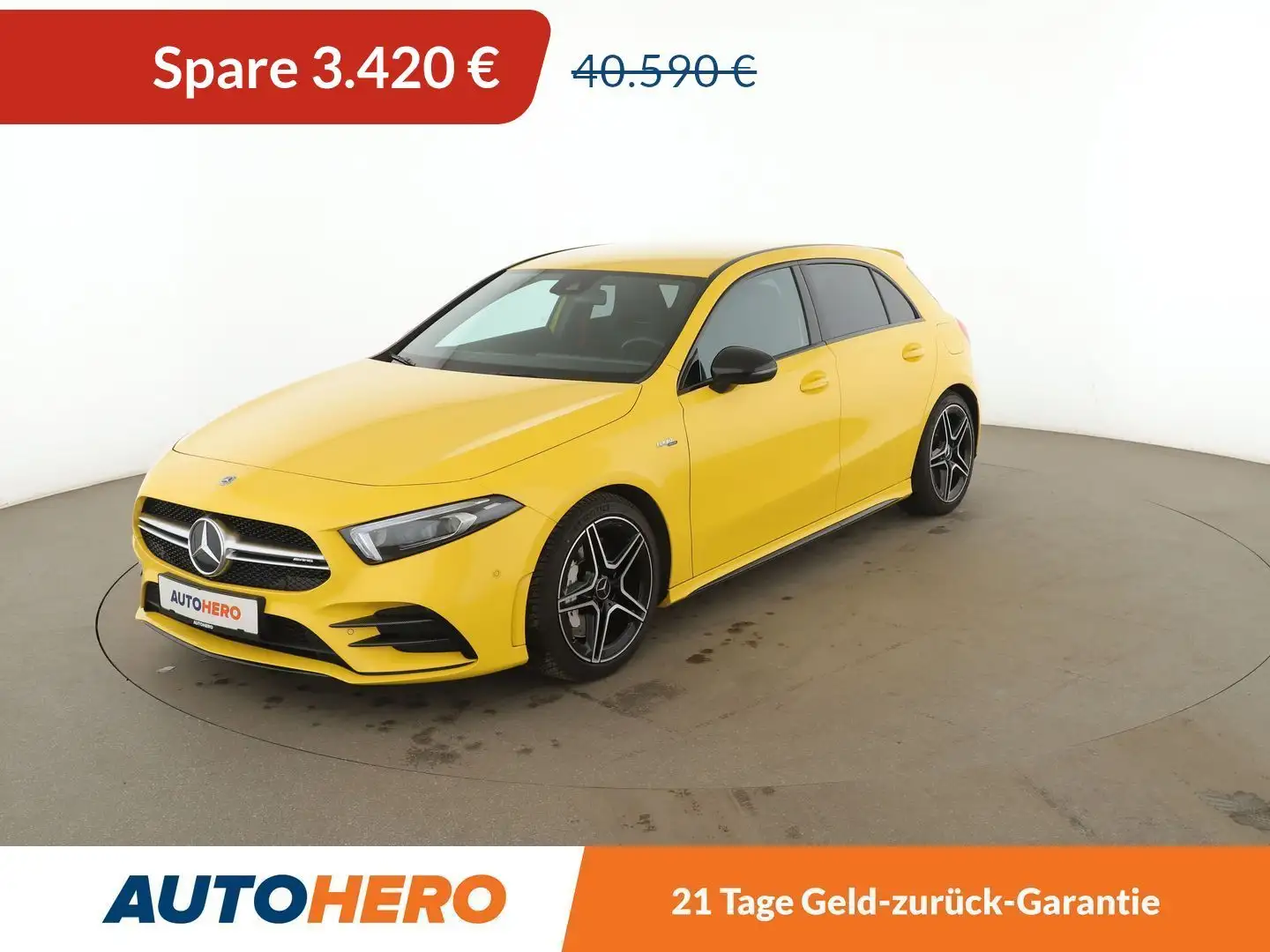 Mercedes-Benz A 35 AMG A 35 AMG 4Matic Aut. *LED*MBUX*PDC*SHZ* Jaune - 1