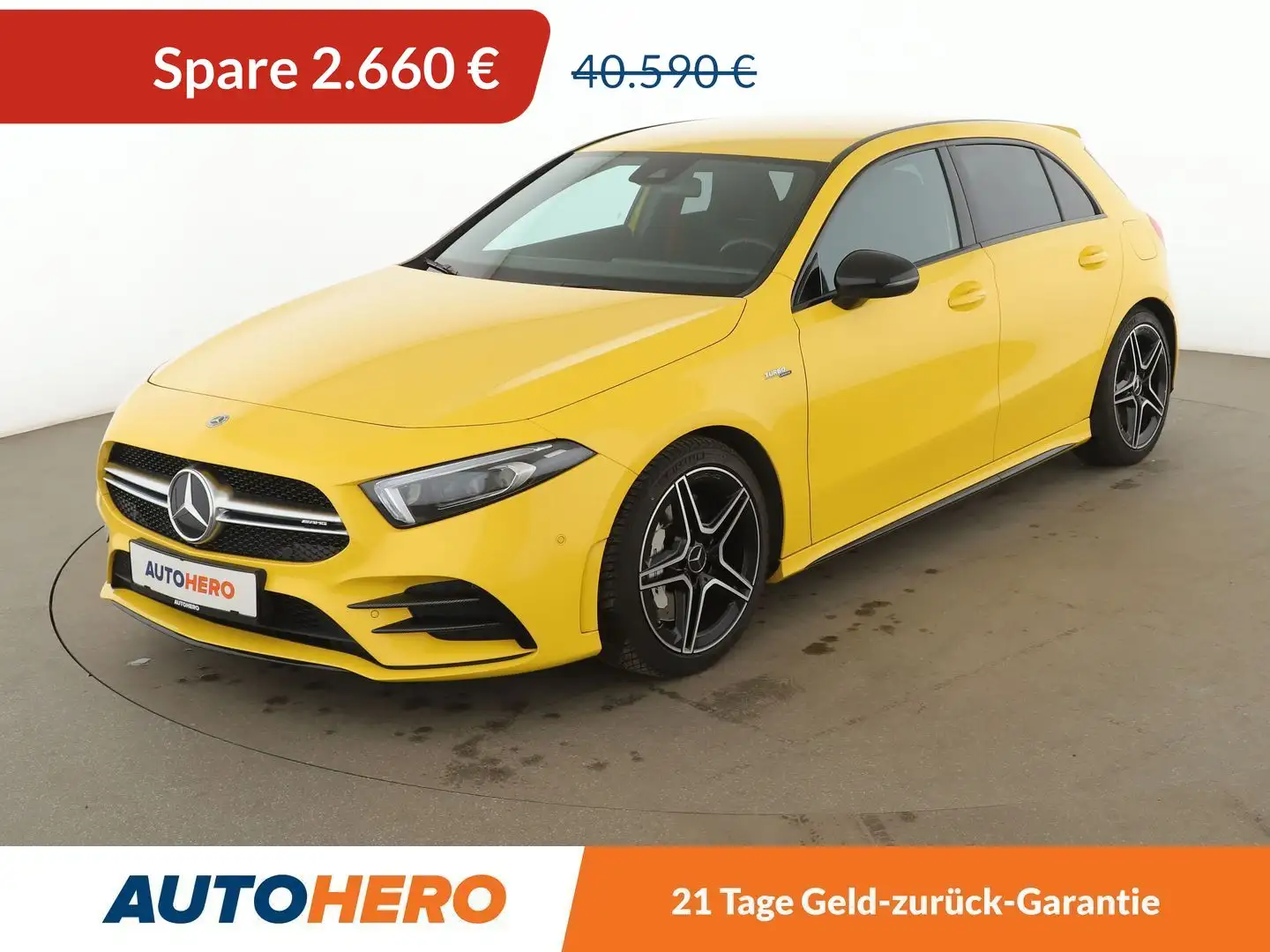 Mercedes-Benz A 35 AMG A 35 AMG 4Matic Aut. *LED*MBUX*PDC*SHZ* Gelb - 1
