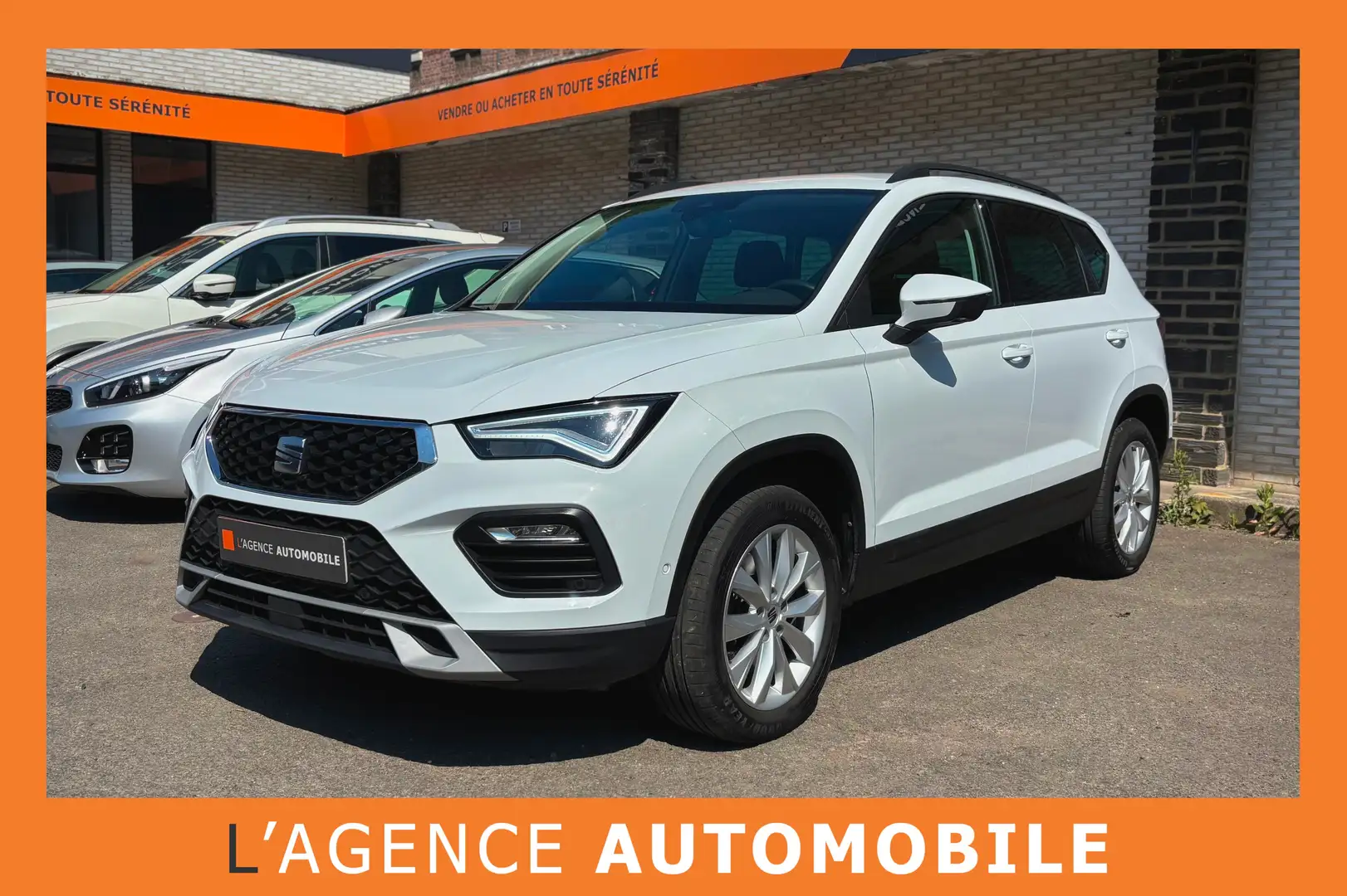 SEAT Ateca 2.0 CR TDI Style ACC Qi CARPLAY - GARANTIE 12-48M Blanc - 1