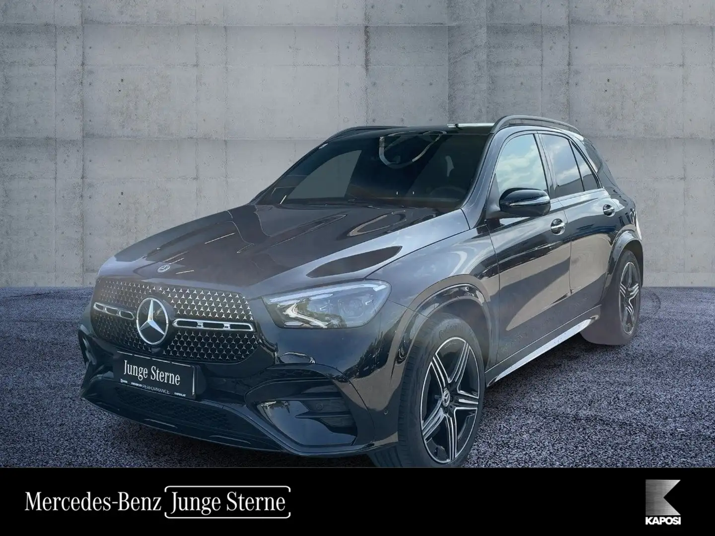 Mercedes-Benz GLE 450 d 4MATIC Night FAP KeyLess SpurW PDC ACC Negro - 1