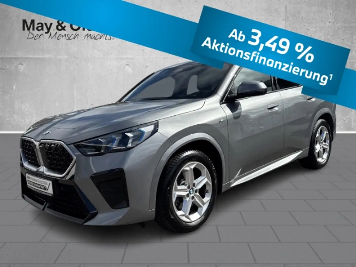 BMW X2 20i sDrive M Sport +LED+Navi+AHK+H/K+HuD+ACC+ Grau - 1