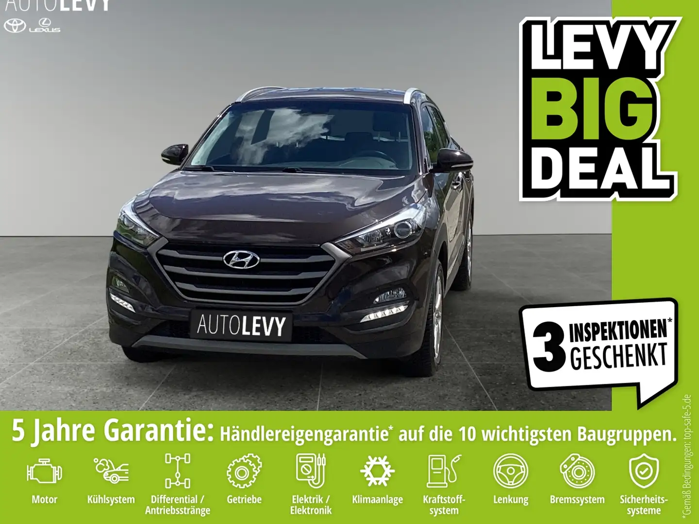 Hyundai TUCSON 1.6 Trend blue +Navi+AHK+Sitzheizung+PDC++ Barna - 1